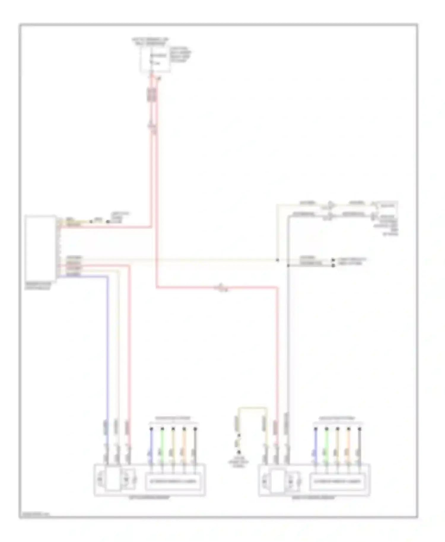 6 series BMW F06/F13/F12 (2011-2015): Memory mirrors circuit