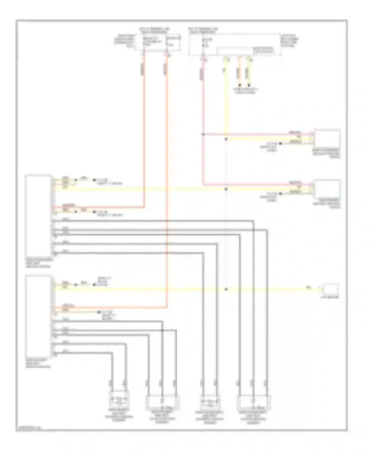 Wiring diagram auc sensor for BMW 6 series F06/F13/F12 (2011-2015) (5 of 5)
