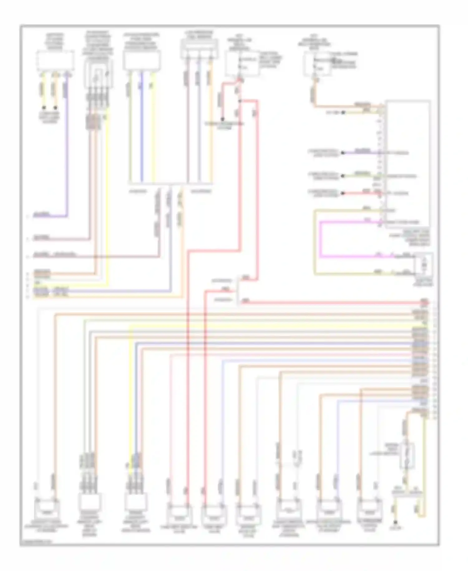 Wiring diagram blk/red for BMW 6 series F06/F13/F12 (2011-2015)