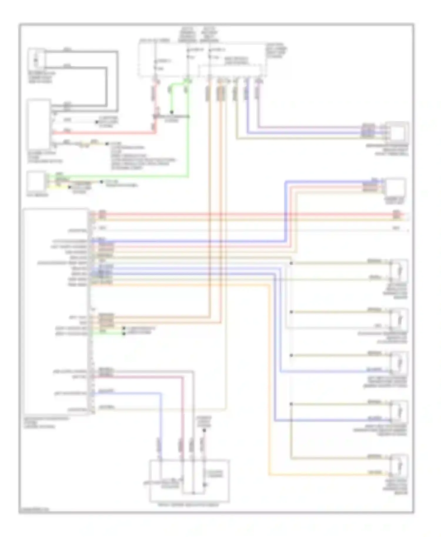 Wiring diagram fuse 71 for BMW 6 series F06/F13/F12 (2011-2015) (2 of 3)