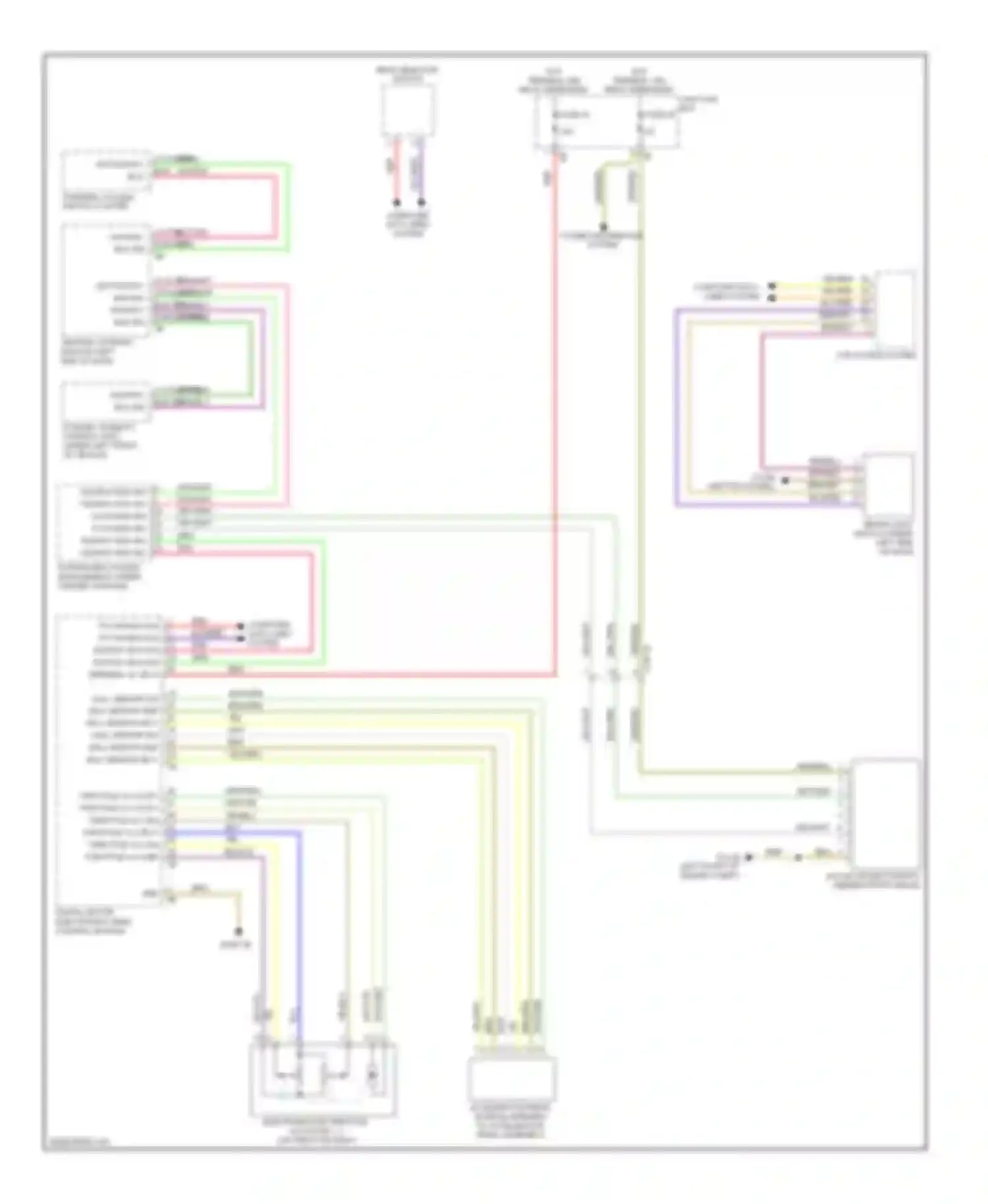Wiring diagram blk/vio for BMW 6 series F06/F13/F12 (2011-2015)