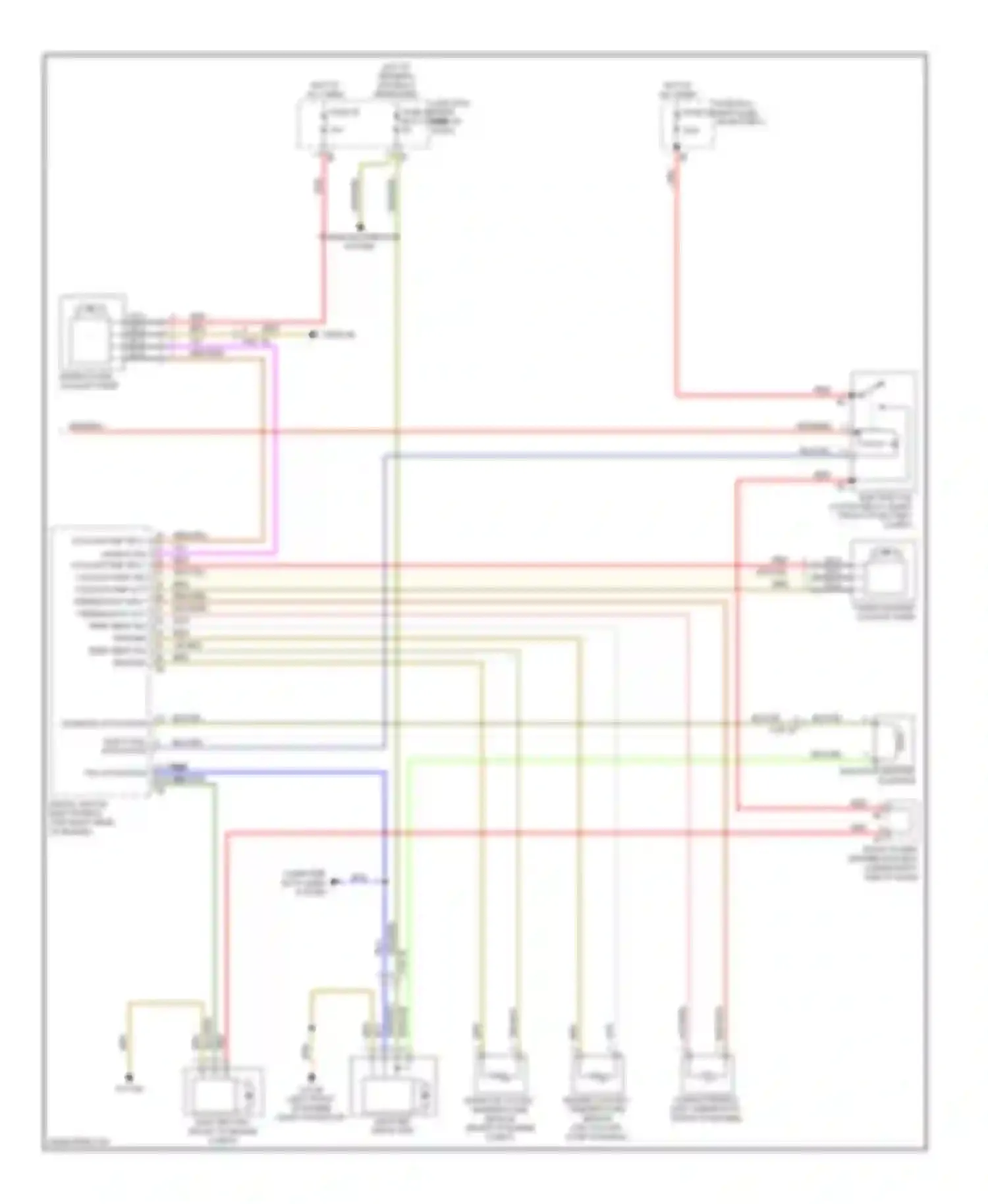 Wiring diagram intercooler coolant pump for BMW 6 series F06/F13/F12 (2011-2015) (2 of 4)