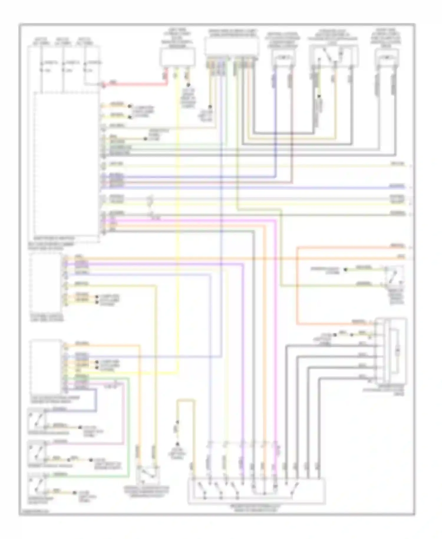 Wiring diagram blk/red for BMW 6 series F06/F13/F12 (2011-2015)