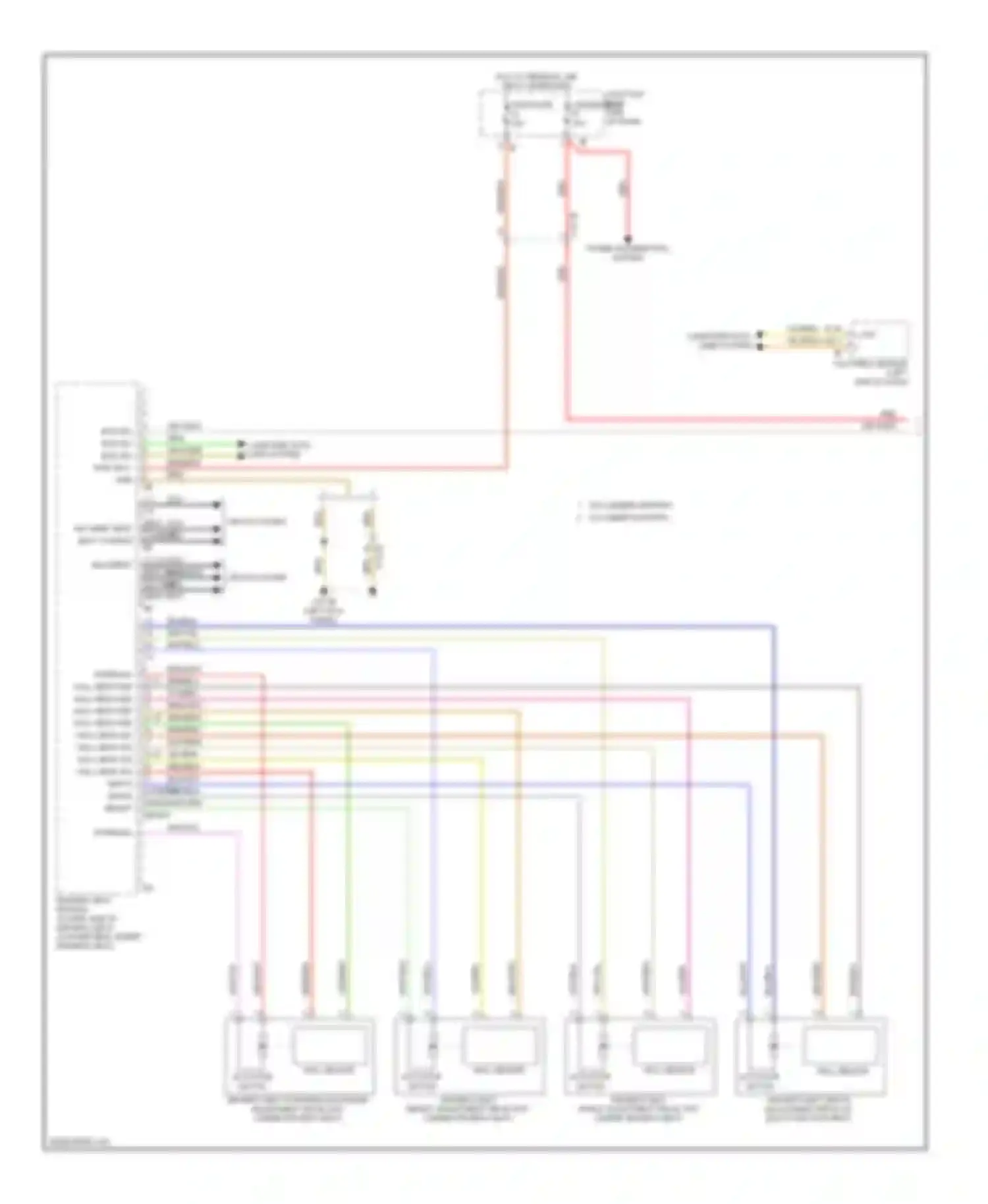 Wiring diagram power distribution system for BMW 6 series F06/F13/F12 (2011-2015) (11 of 42)