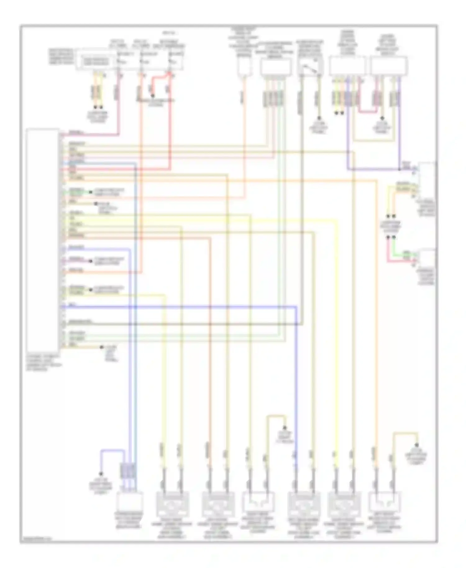 Wiring diagram red for BMW 6 series F06/F13/F12 (2011-2015) (5 of 105)