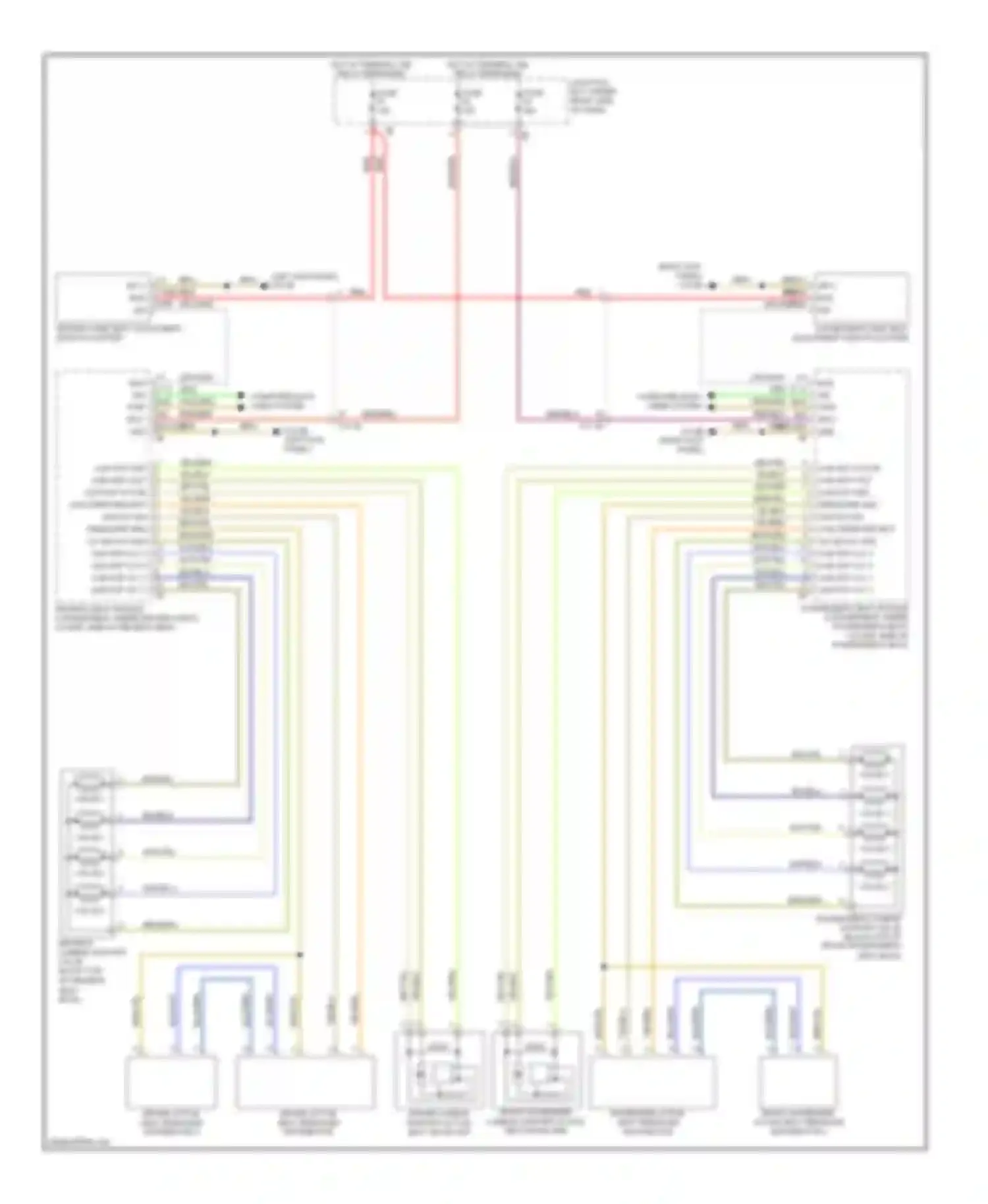 Wiring diagram valve 3 for BMW 6 series F06/F13/F12 (2011-2015)
