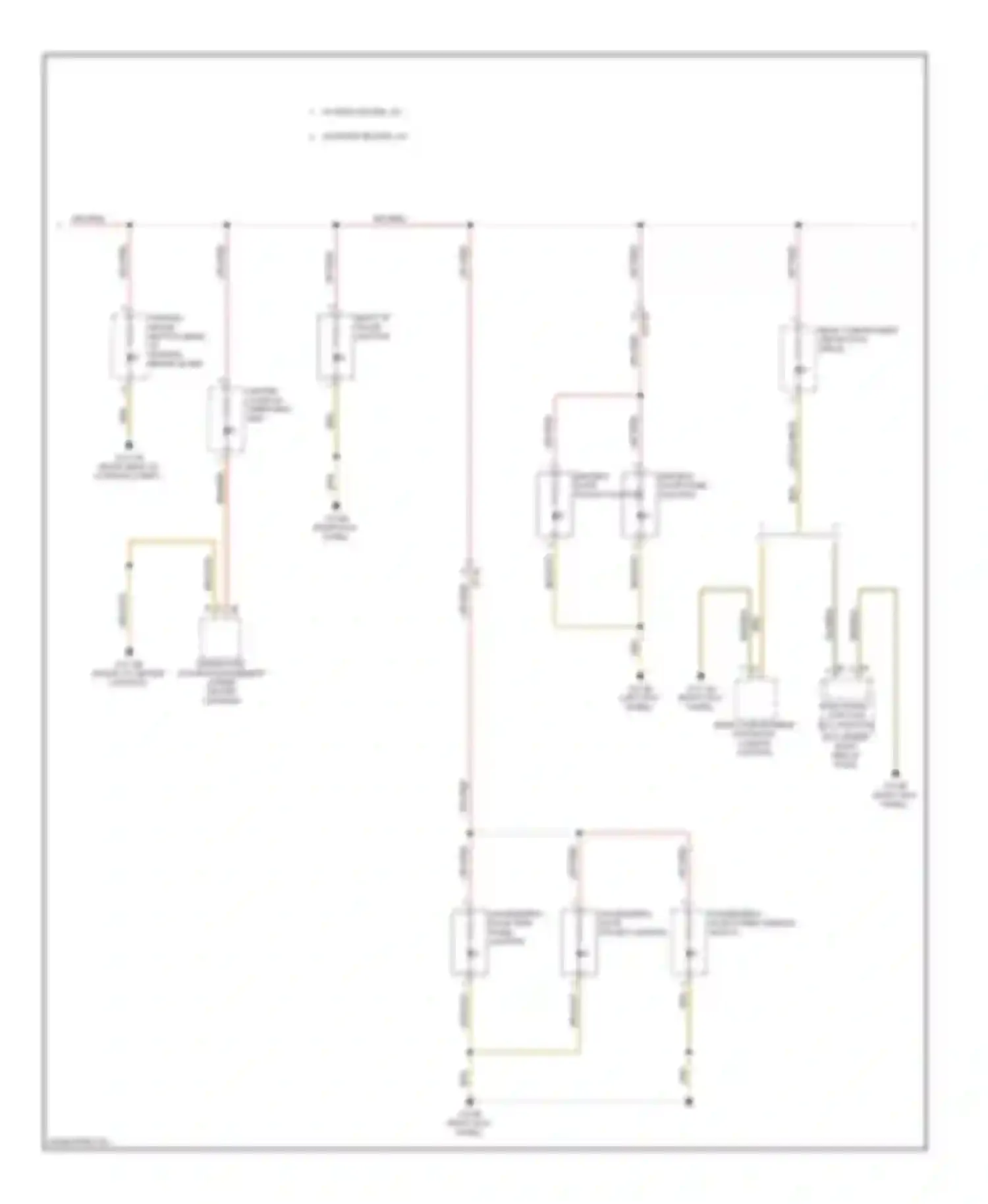 Wiring diagram right "b" pillar lighting for BMW 6 series F06/F13/F12 (2011-2015) (1 of 1)
