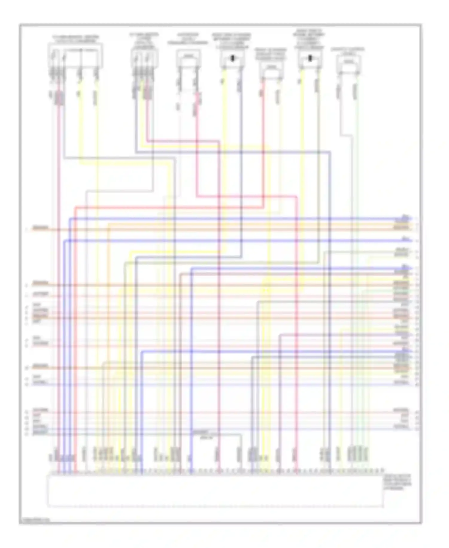 Wiring diagram oxygen sensor 2 after catalytic converter for BMW 6 series F06/F13/F12 (2011-2015)