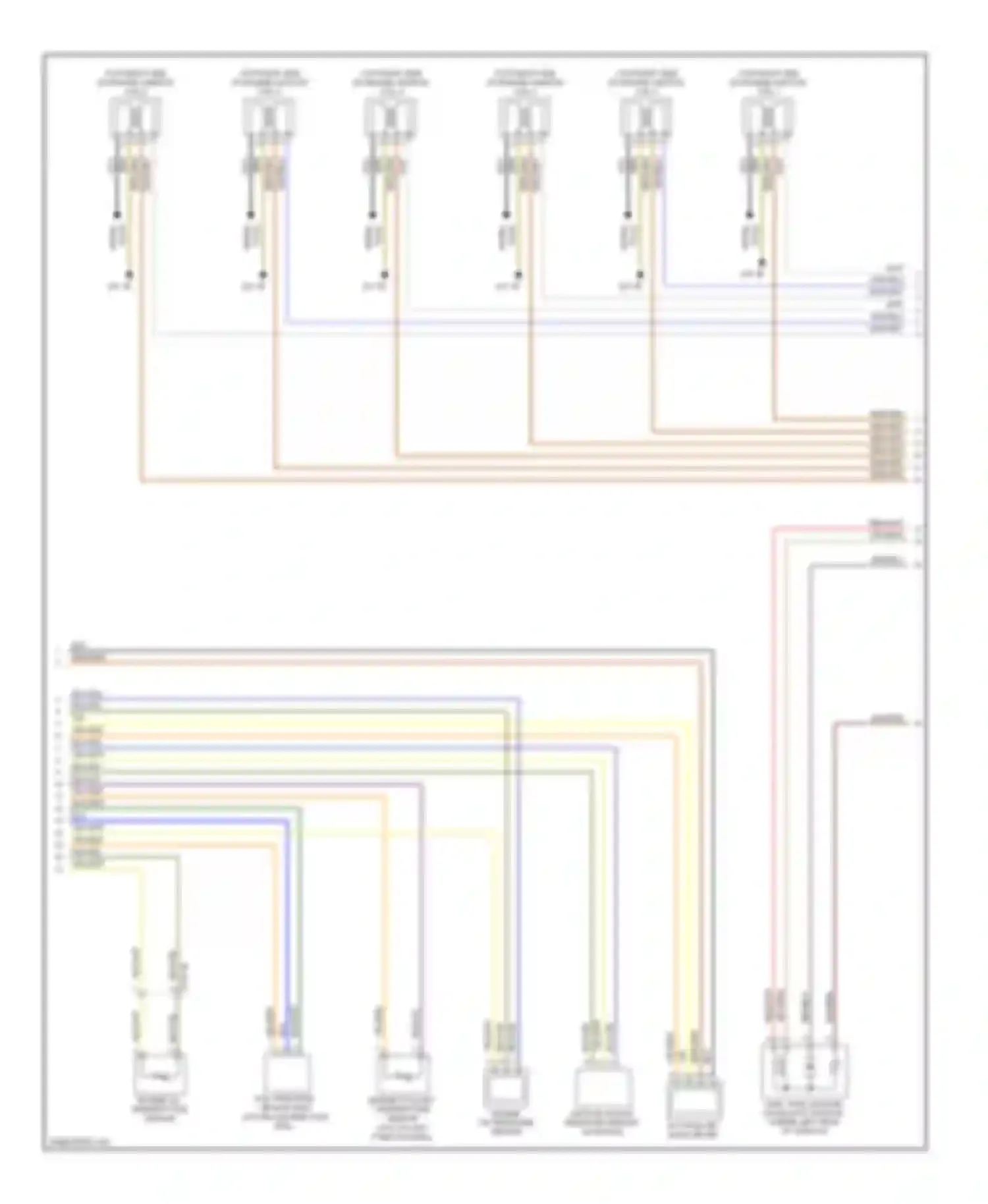 Wiring diagram gry/brn for BMW 6 series F06/F13/F12 (2011-2015)