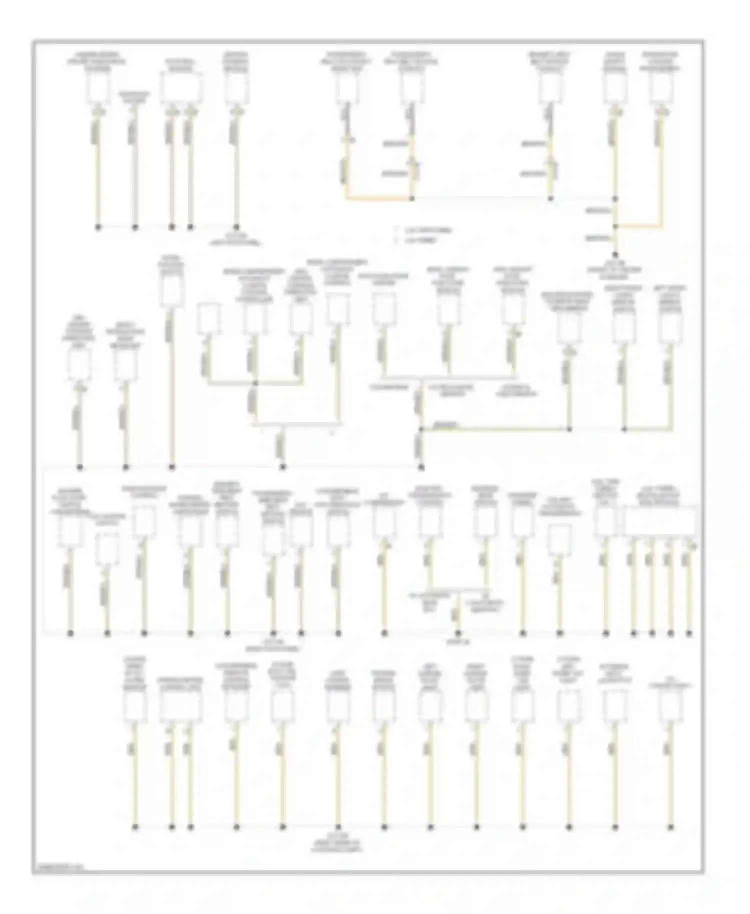 Wiring diagram center console operating unit for BMW 6 series Gran Coupe F06 (2011-2015) (2 of 4)