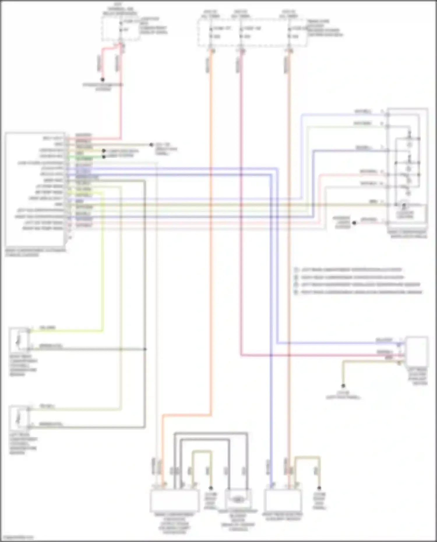 Wiring diagram can bus sig for BMW 6 series Gran Coupe F06 facelift (2015-2017) (3 of 3)