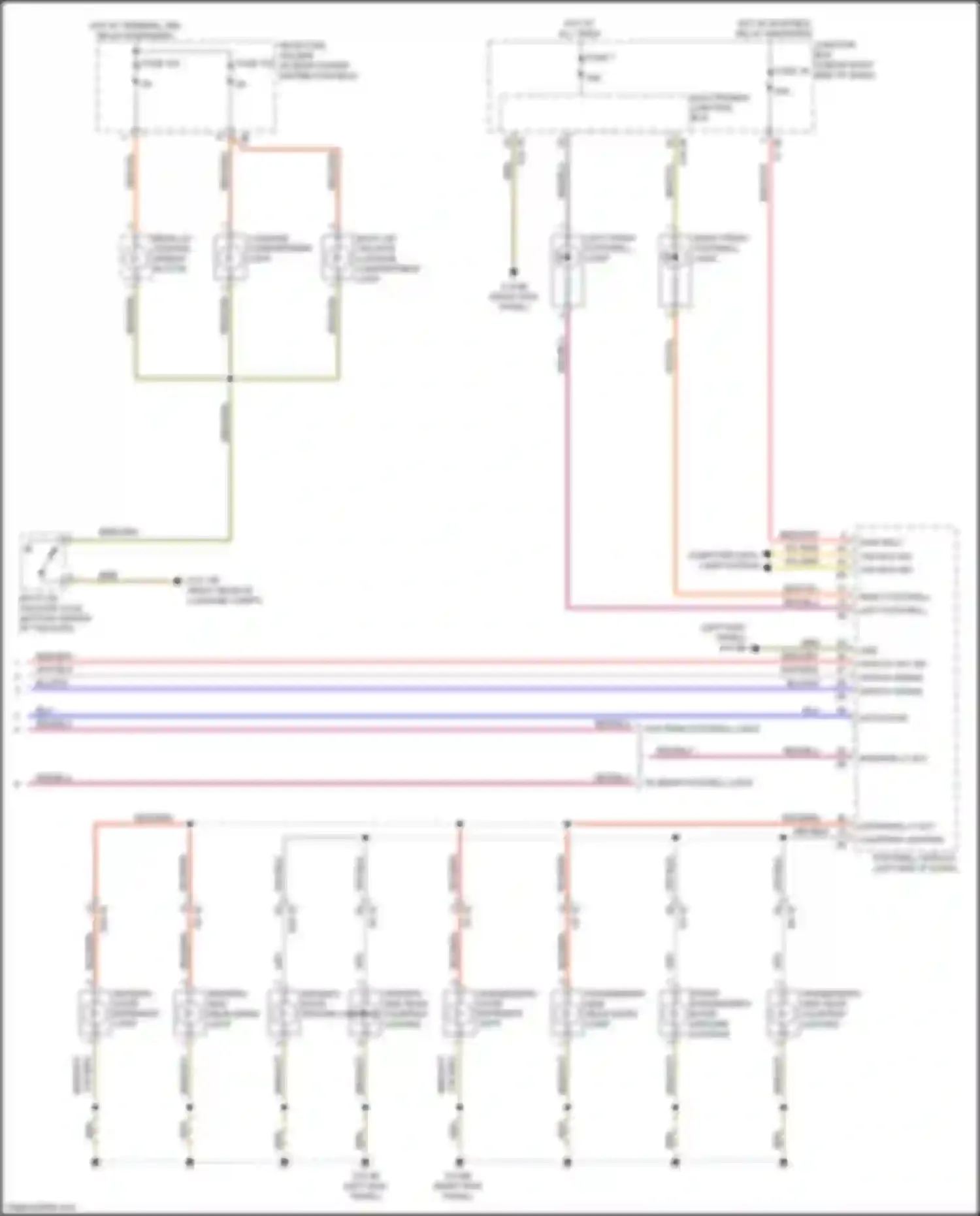 Wiring diagram can bus sig for BMW 6 series Gran Coupe F06 facelift (2015-2017) (2 of 3)