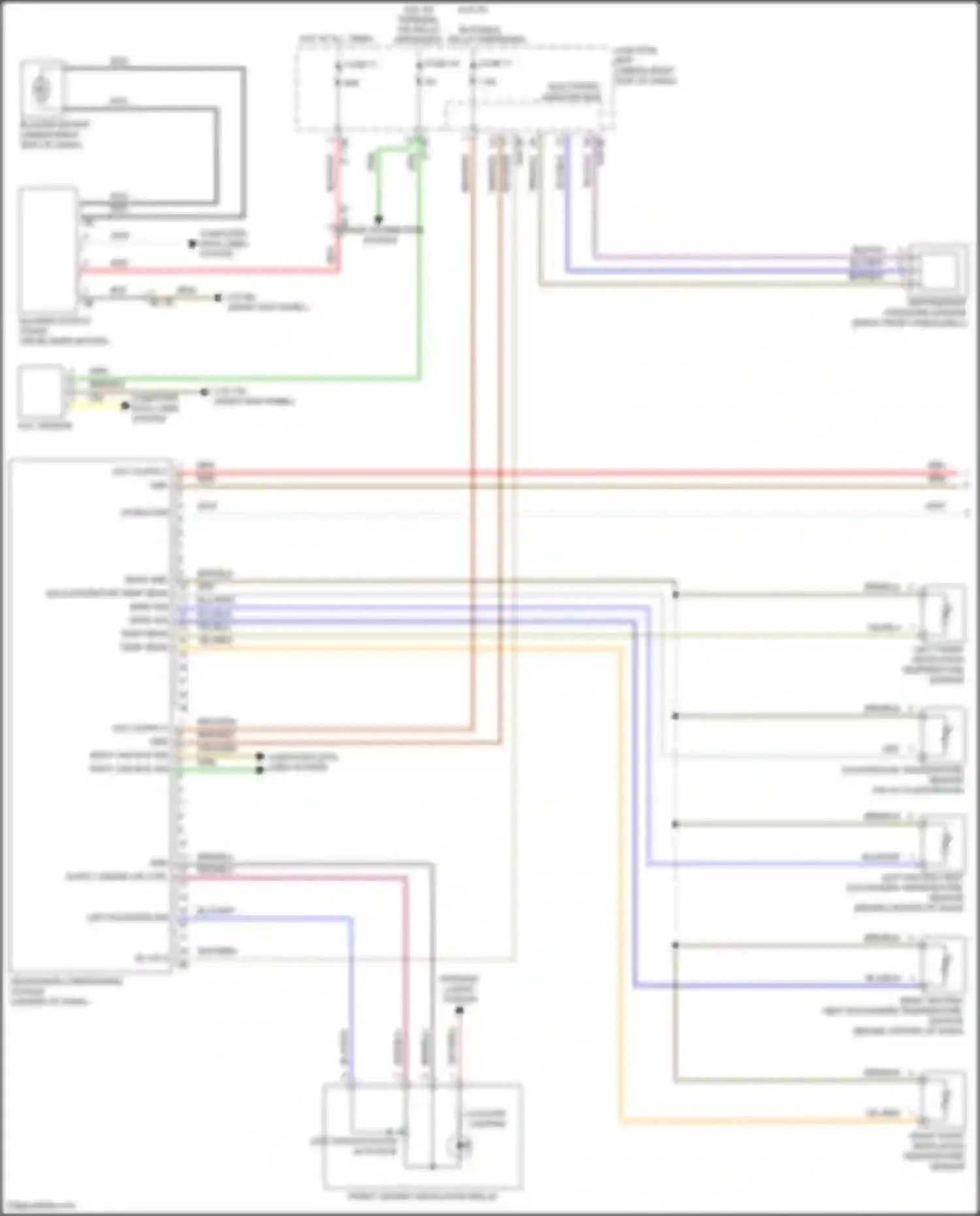 Wiring diagram computer data lines system for BMW 6 series Gran Coupe F06 facelift (2015-2017) (12 of 77)