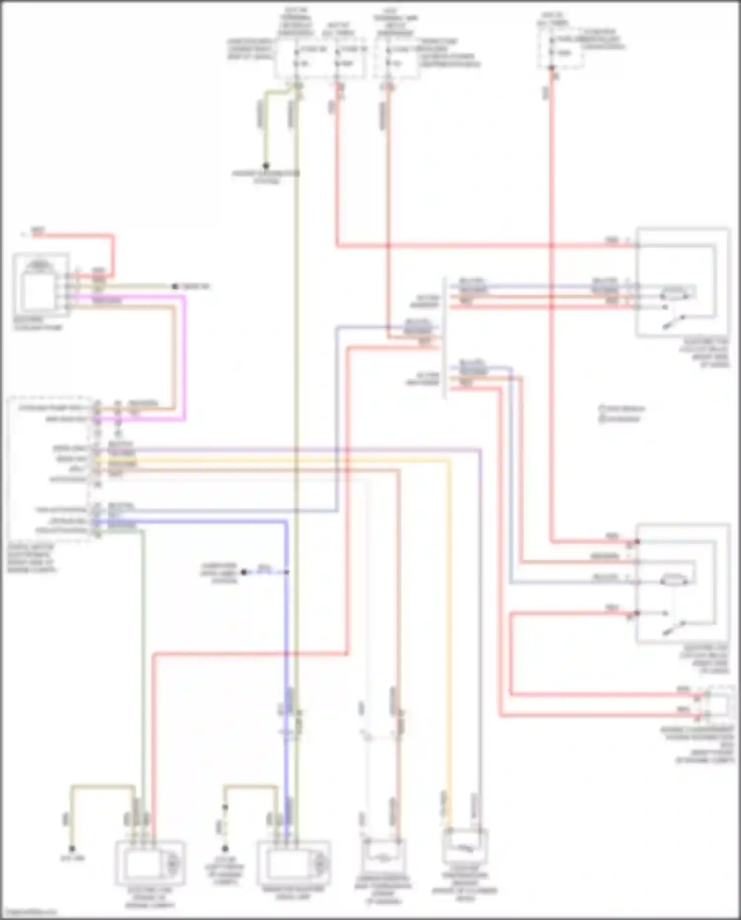 Wiring diagram computer data lines system for BMW 6 series Gran Coupe F06 facelift (2015-2017) (4 of 77)