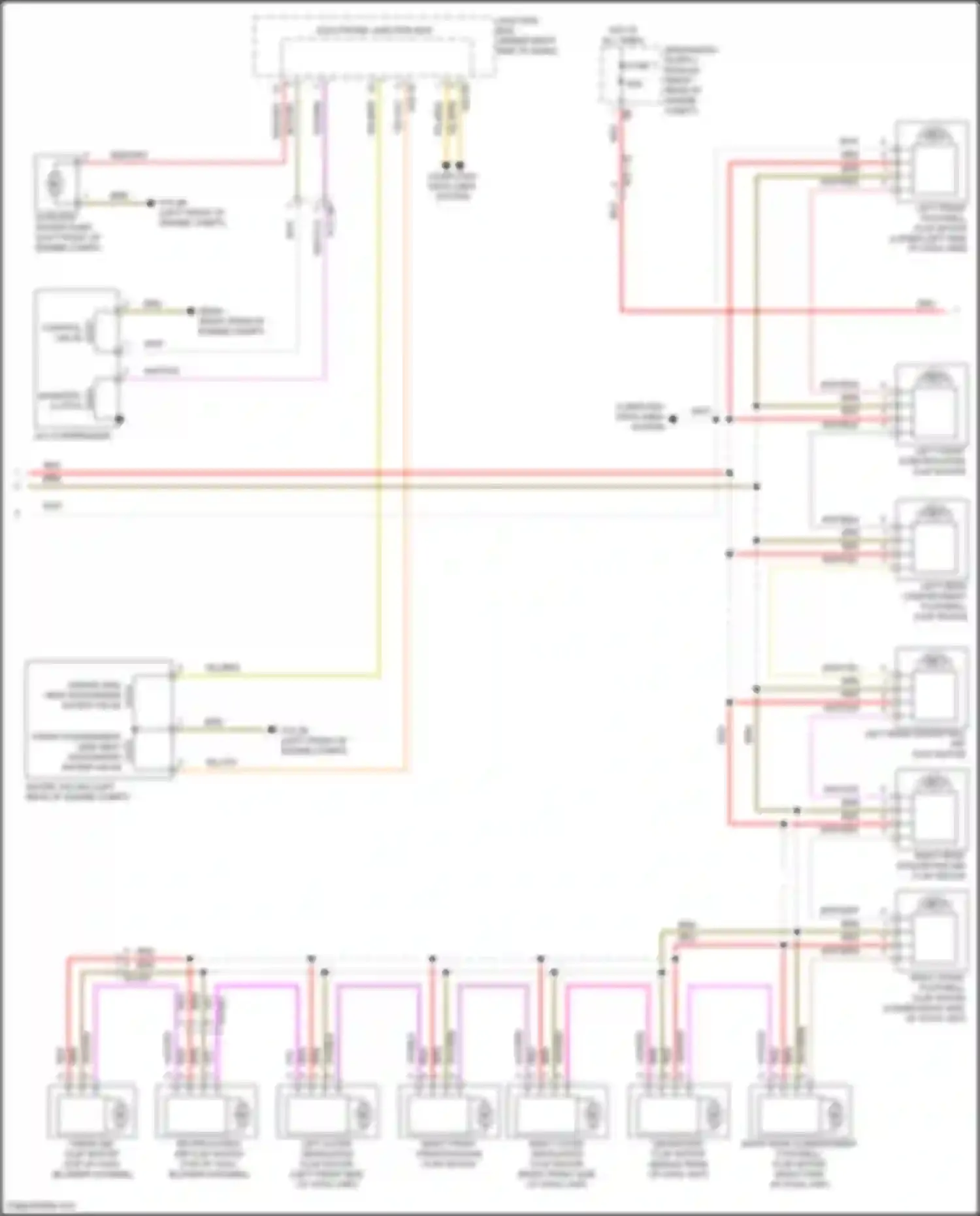 Wiring diagram computer data lines system for BMW 6 series Gran Coupe F06 facelift (2015-2017) (13 of 77)