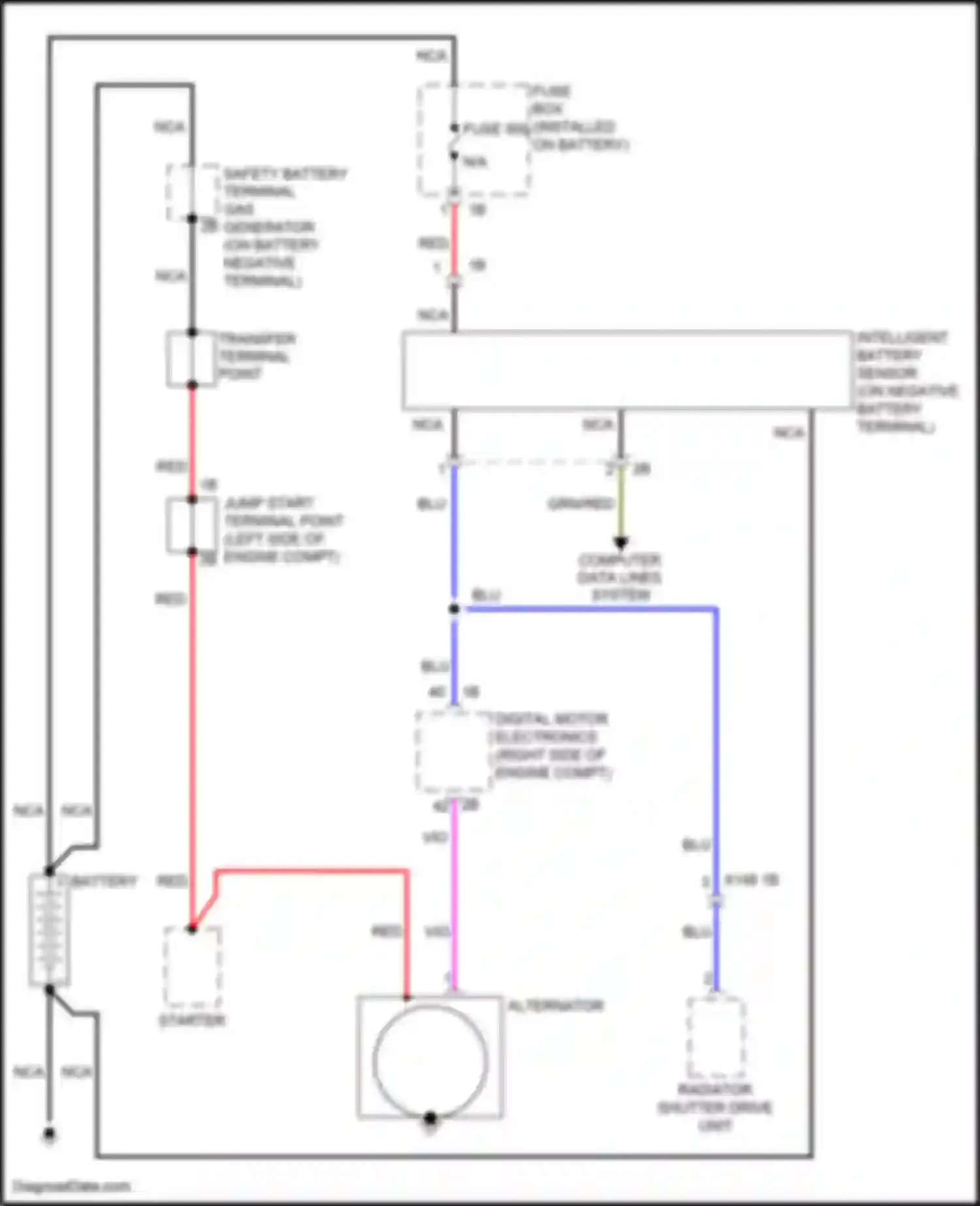 Wiring diagram computer data lines system for BMW 6 series Gran Coupe F06 facelift (2015-2017) (71 of 77)
