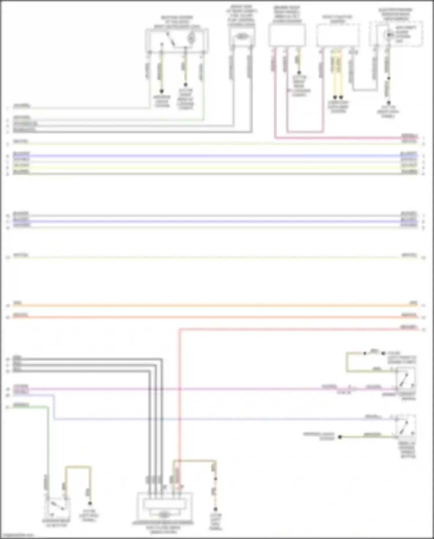 Wiring diagram computer data lines system for BMW 6 series Gran Coupe F06 facelift (2015-2017) (44 of 77)
