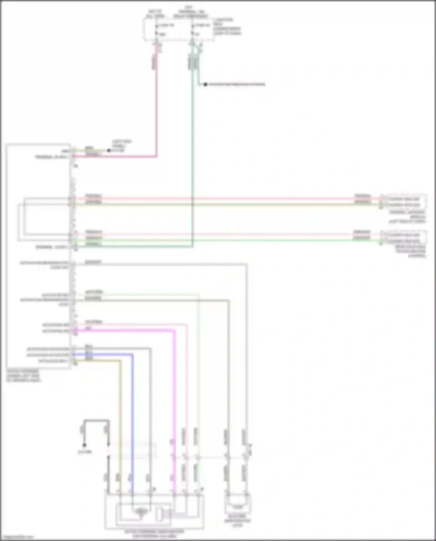 Wiring diagram flexray bus sig for BMW 6 series Gran Coupe F06 facelift (2015-2017) (1 of 6)