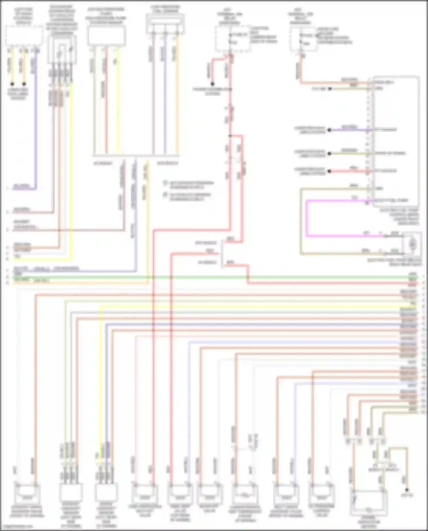 Wiring diagram oxygen sensor after catalytic converter for BMW 6 series Gran Coupe F06 facelift (2015-2017) (1 of 1)
