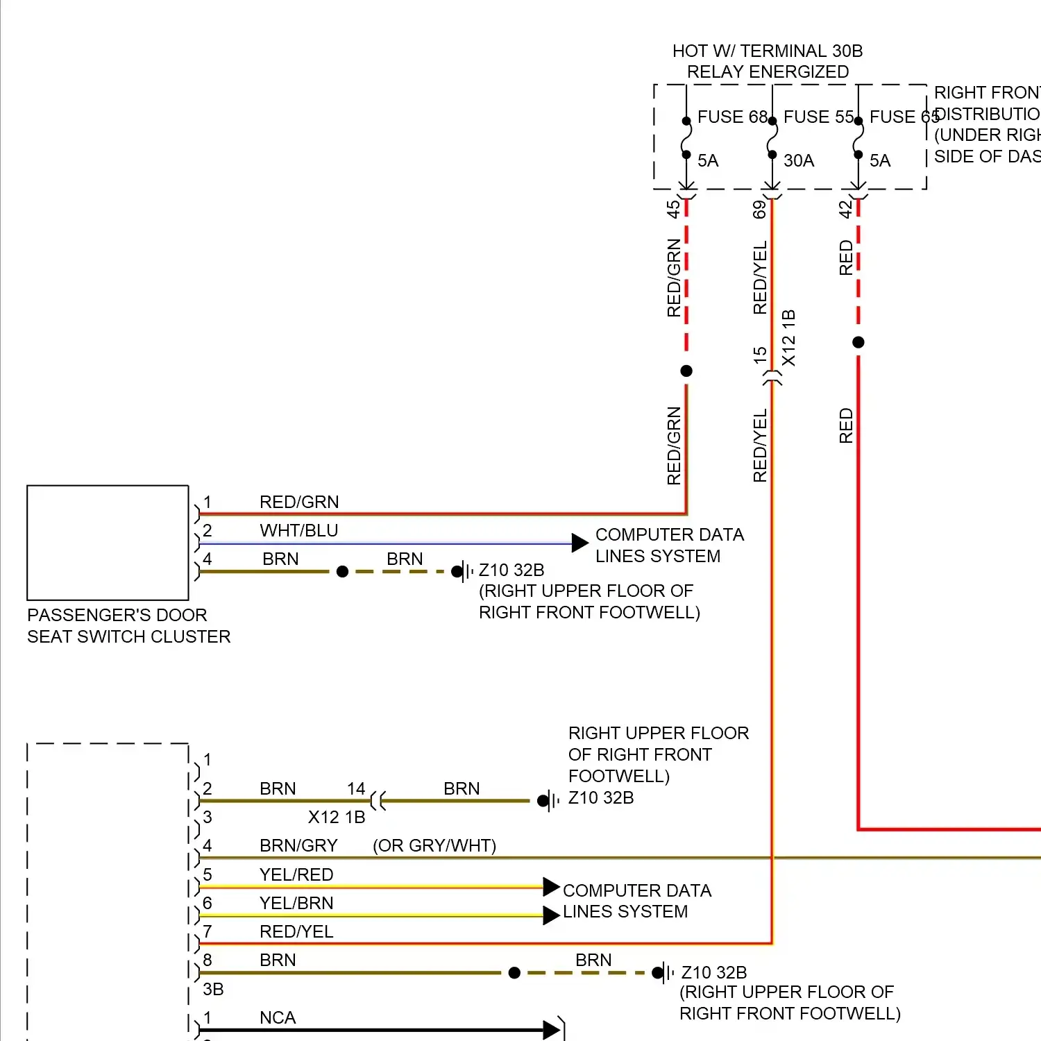 demo - Passenger"s memory seat circuit (1 of 2) Passenger"s memory seat circuit (1 of 2)