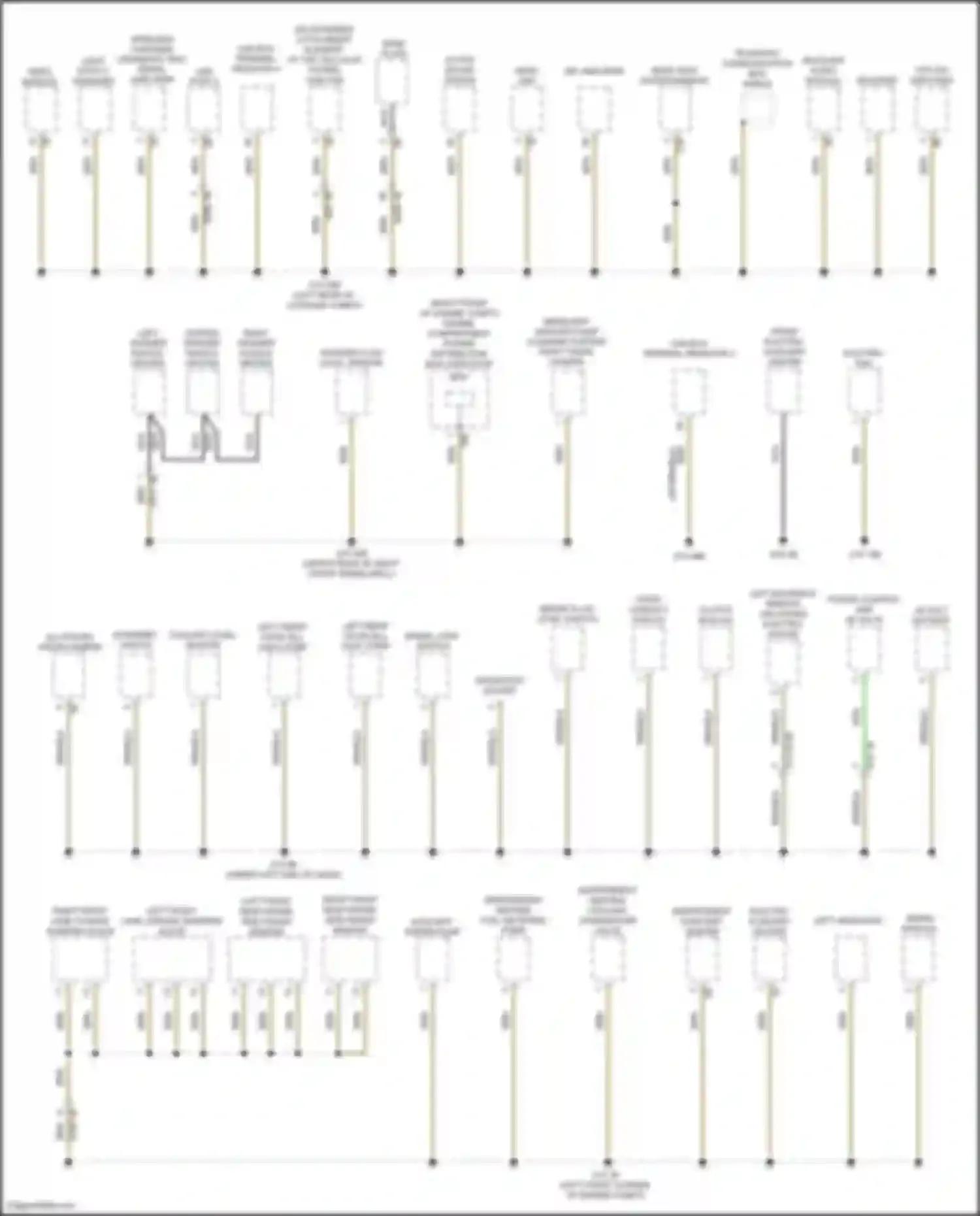 Wiring diagram all round vision camera for BMW 6 series GT G32 (2017-2020) (2 of 4)