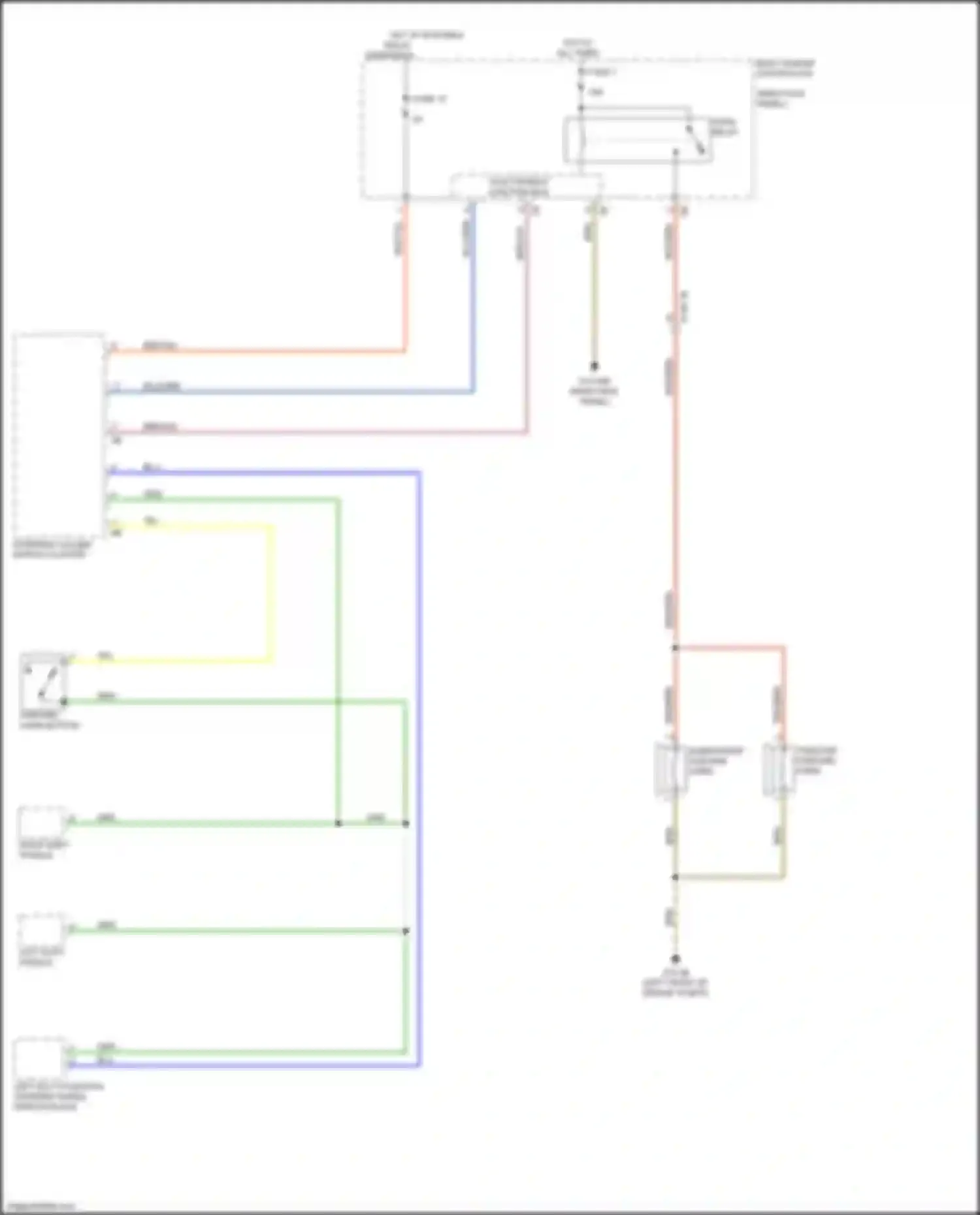 Wiring diagram body domain controller for BMW 6 series GT G32 (2017-2020) (37 of 51)