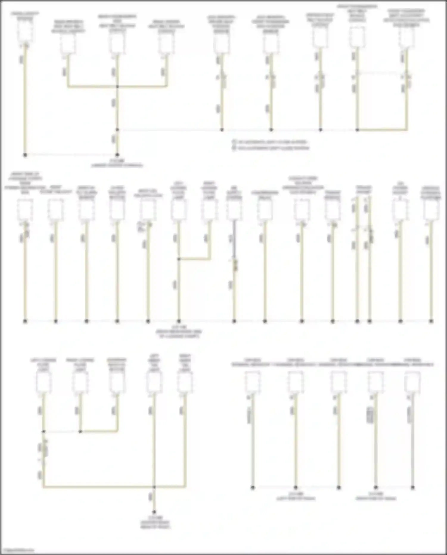 Wiring diagram can bus terminal resistor 9 for BMW 6 series GT G32 (2017-2020) (1 of 2)