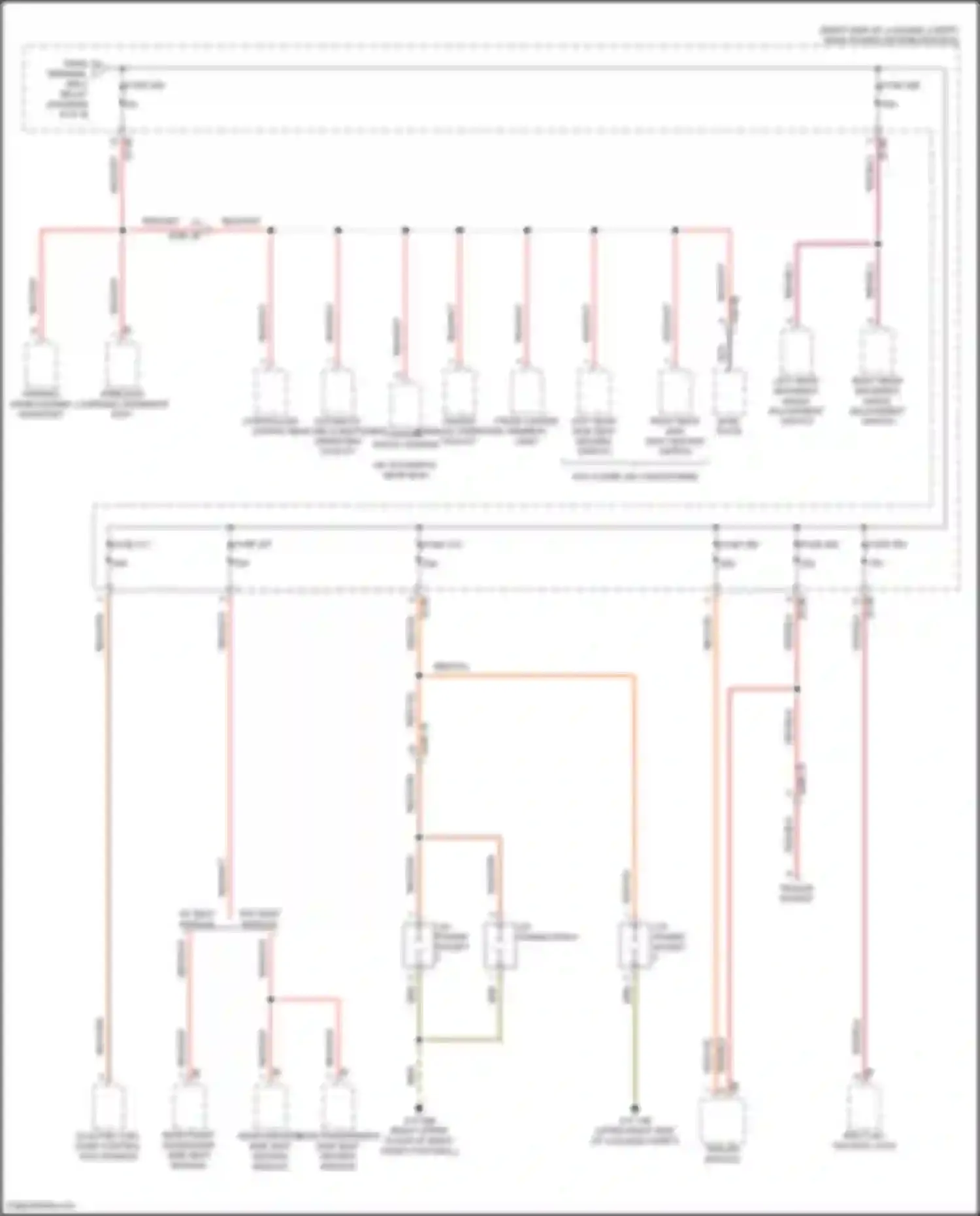 Wiring diagram center console operating facility for BMW 6 series GT G32 (2017-2020) (5 of 6)