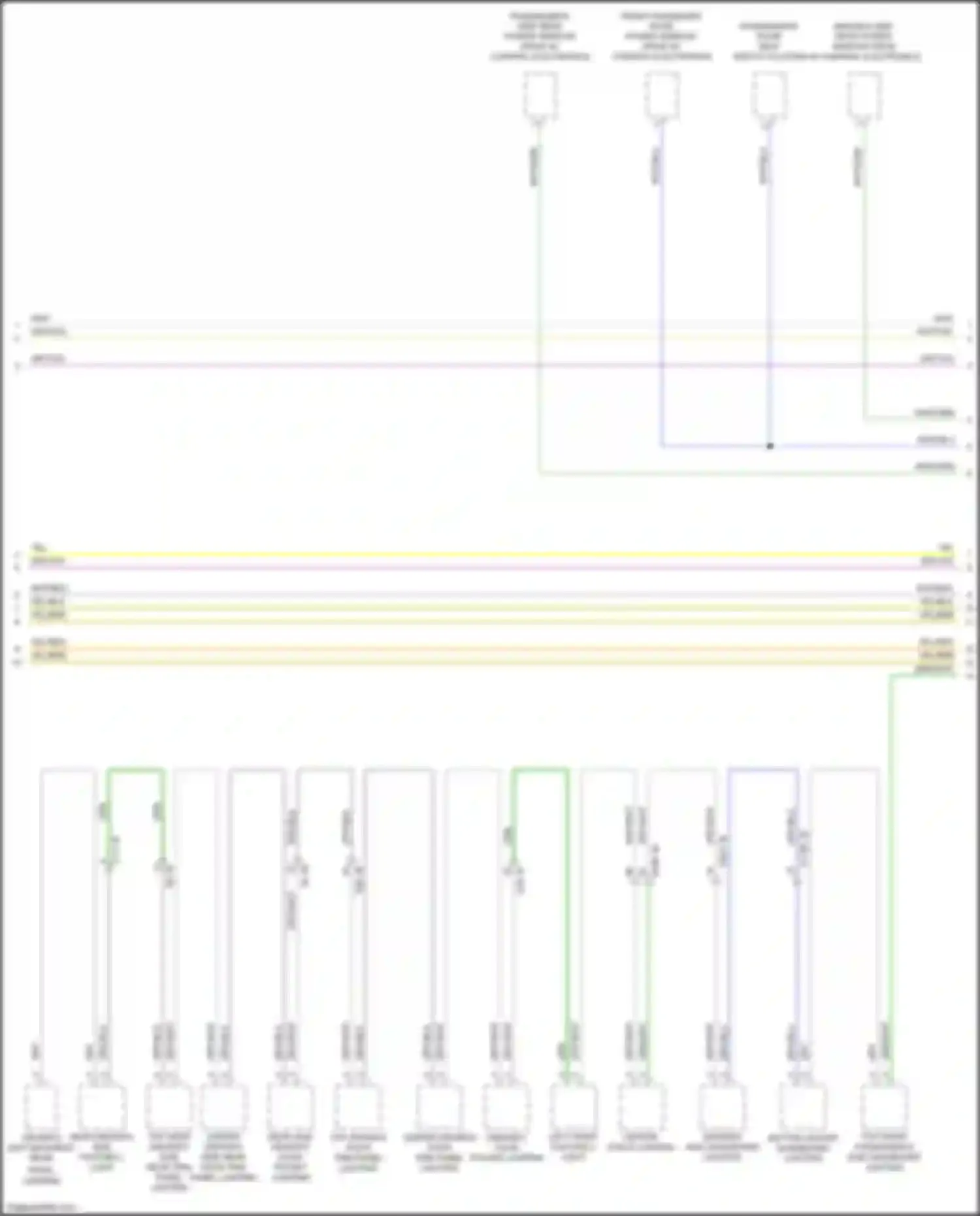 Wiring diagram center stack lighting for BMW 6 series GT G32 (2017-2020) (3 of 4)