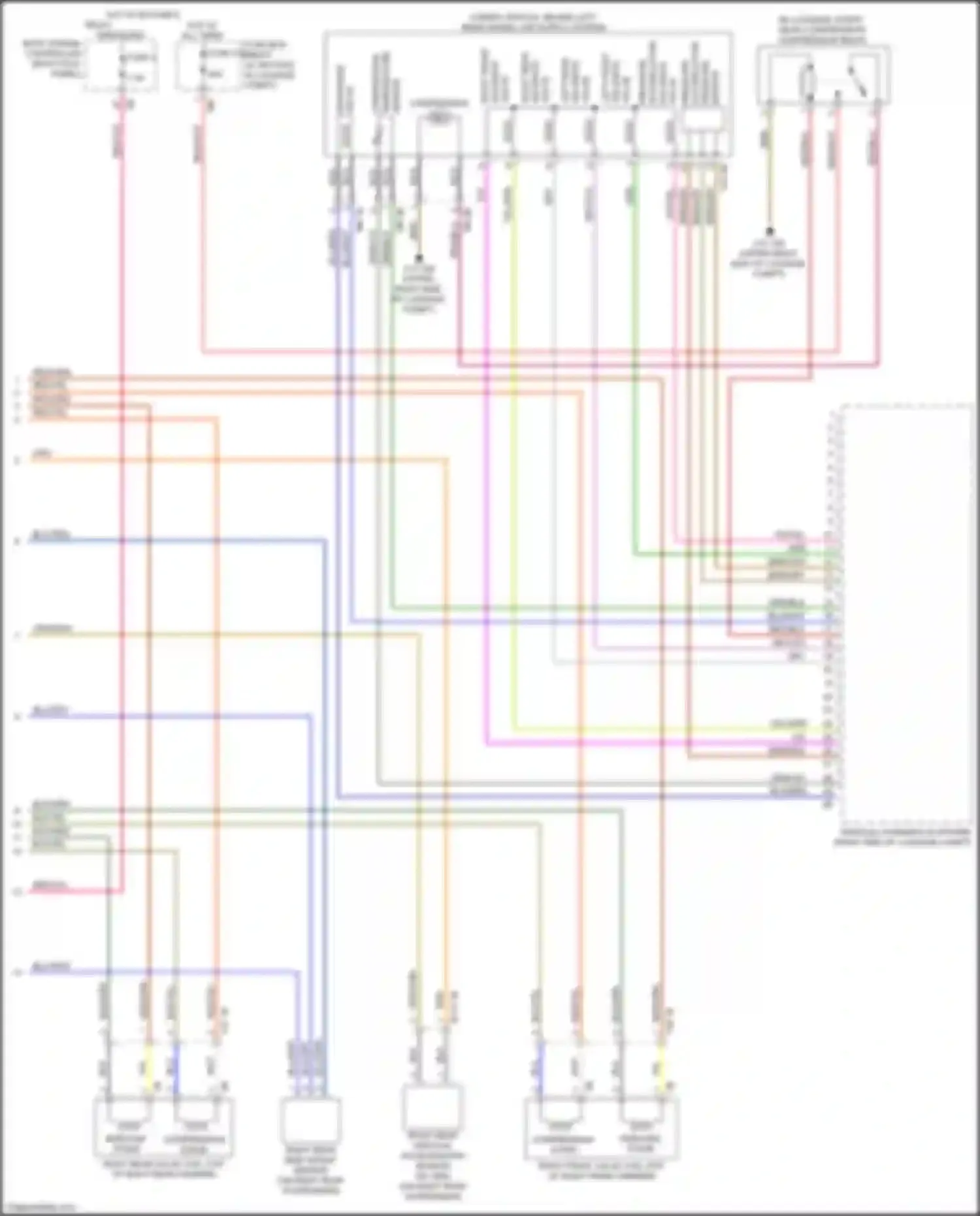 Wiring diagram compressor relay for BMW 6 series GT G32 (2017-2020) (2 of 4)