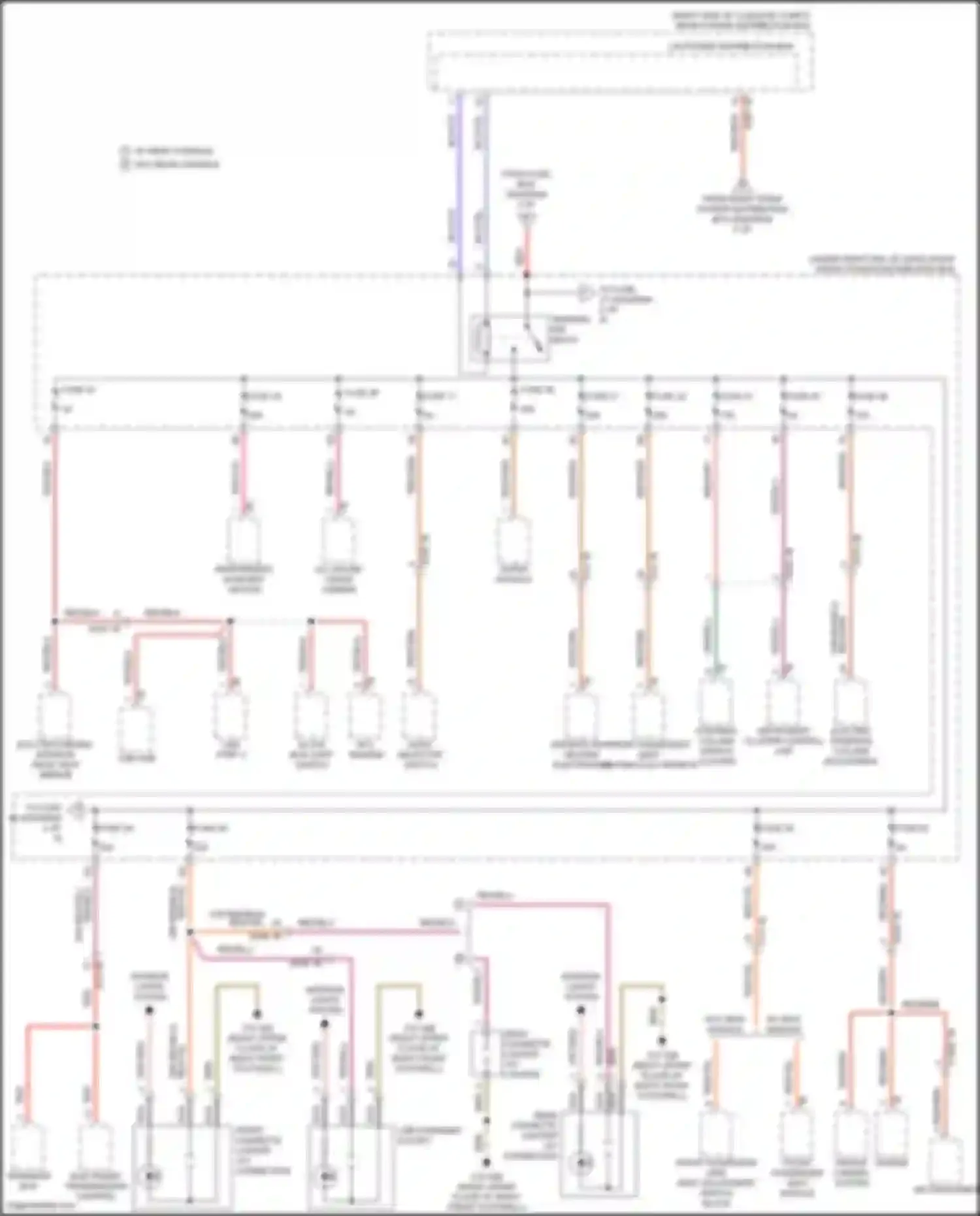 Wiring diagram fuse 46 for BMW 6 series GT G32 (2017-2020) (2 of 2)