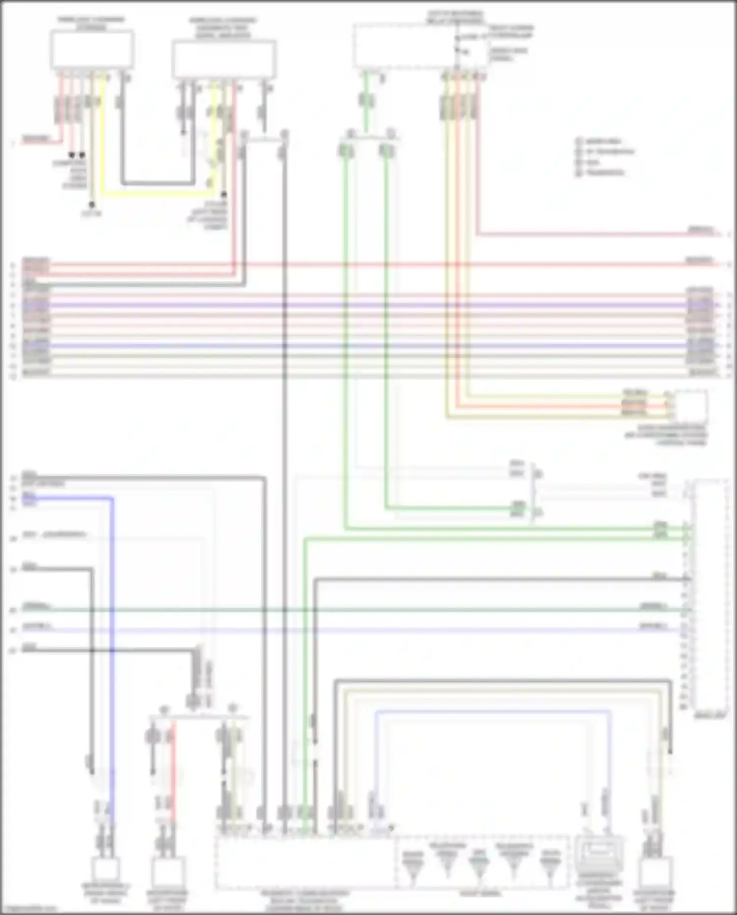 Wiring diagram hot w/ bi-stable relay energized for BMW 6 series GT G32 (2017-2020) (11 of 29)