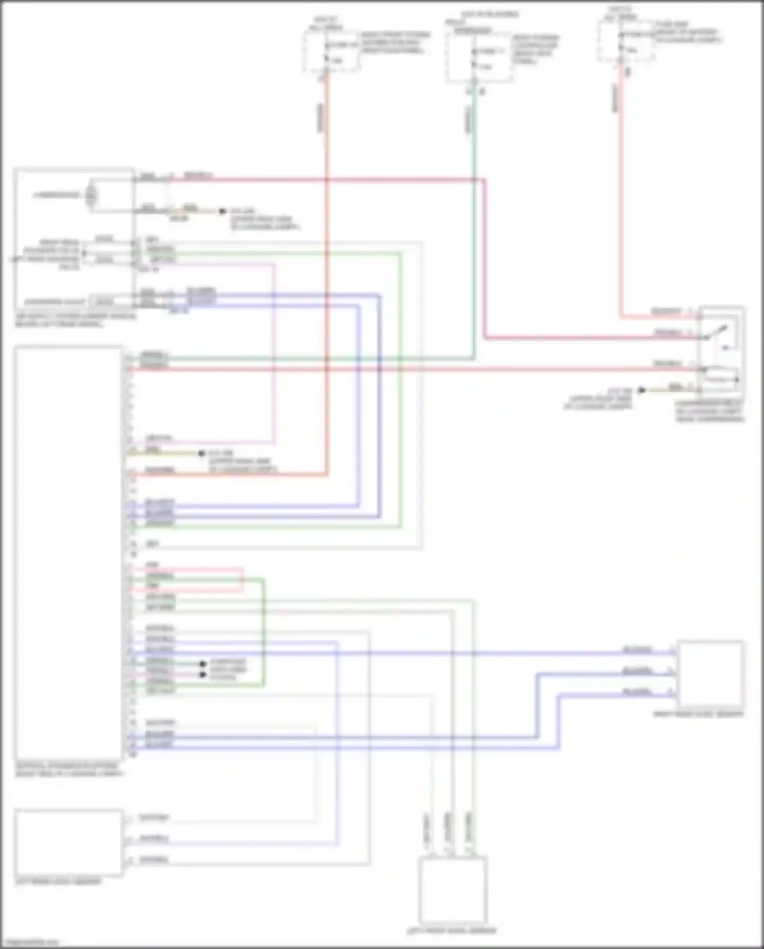 Wiring diagram hot w/ bi-stable relay energized for BMW 6 series GT G32 (2017-2020) (22 of 29)