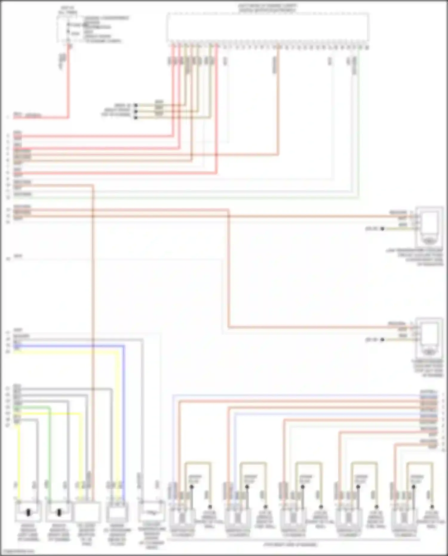 Wiring diagram knock sensor #2 for BMW 6 series GT G32 (2017-2020) (1 of 1)
