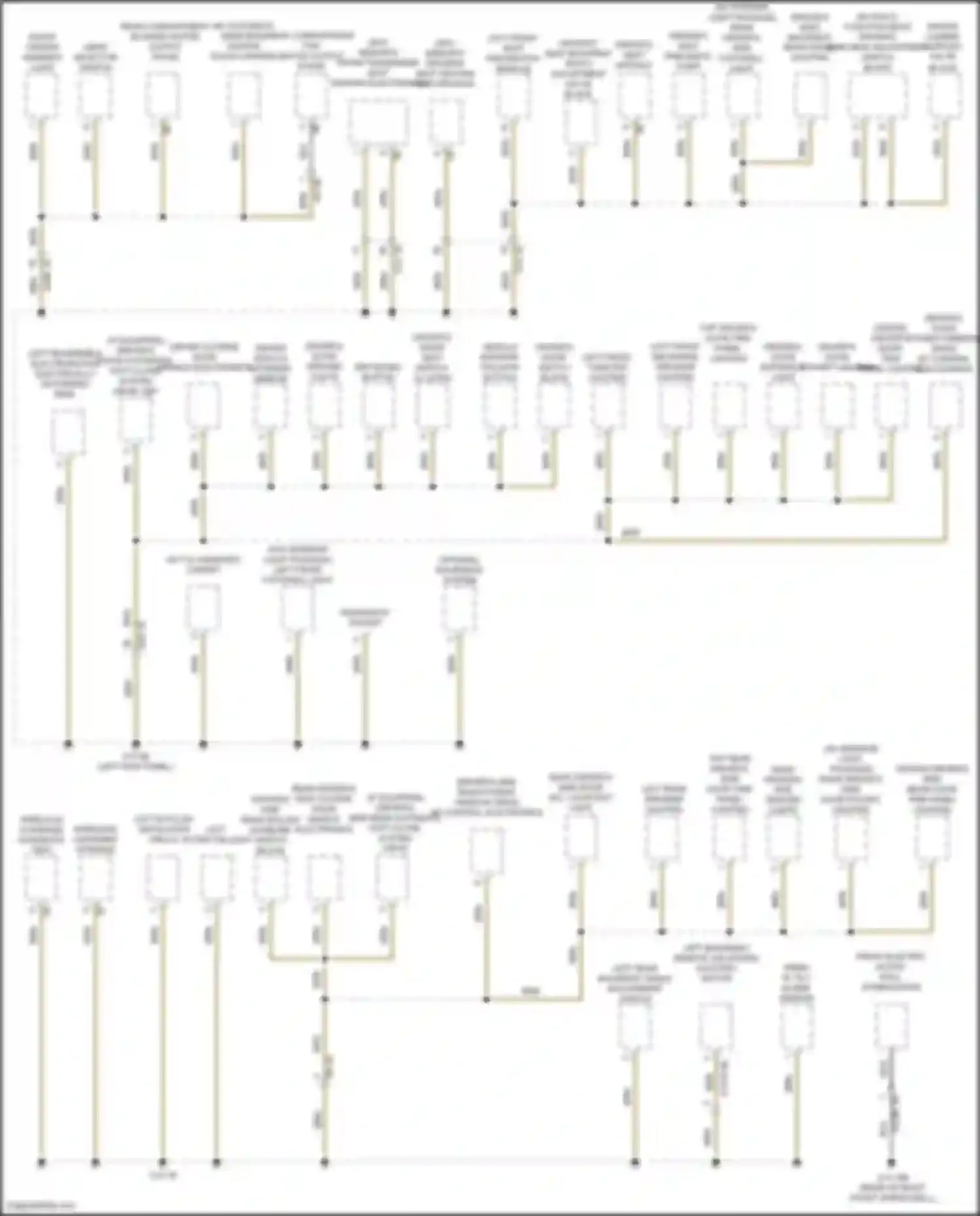 Wiring diagram left front seat pneumatics module for BMW 6 series GT G32 (2017-2020) (1 of 4)
