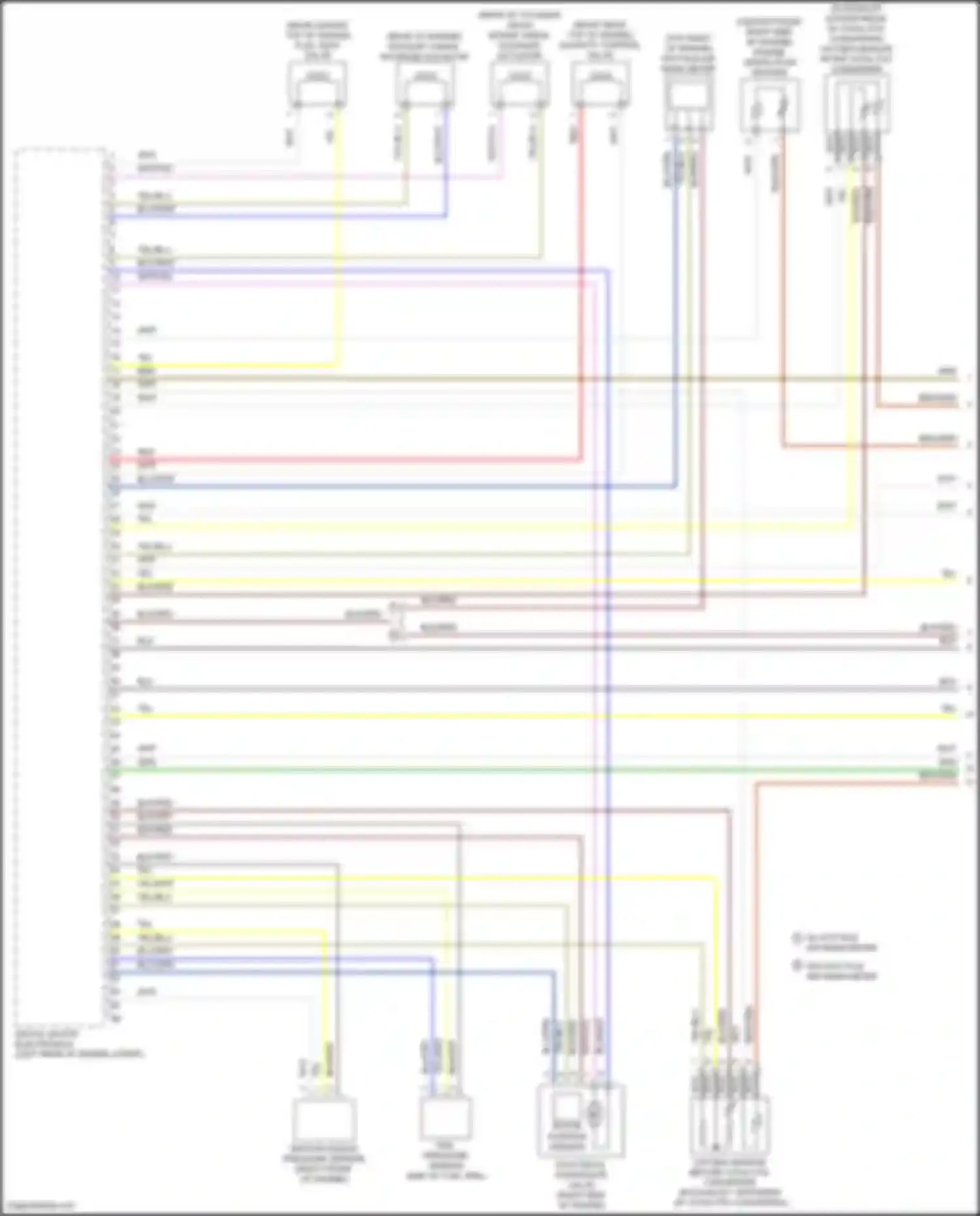 Wiring diagram oxygen sensor after catalytic converter for BMW 6 series GT G32 (2017-2020) (1 of 1)