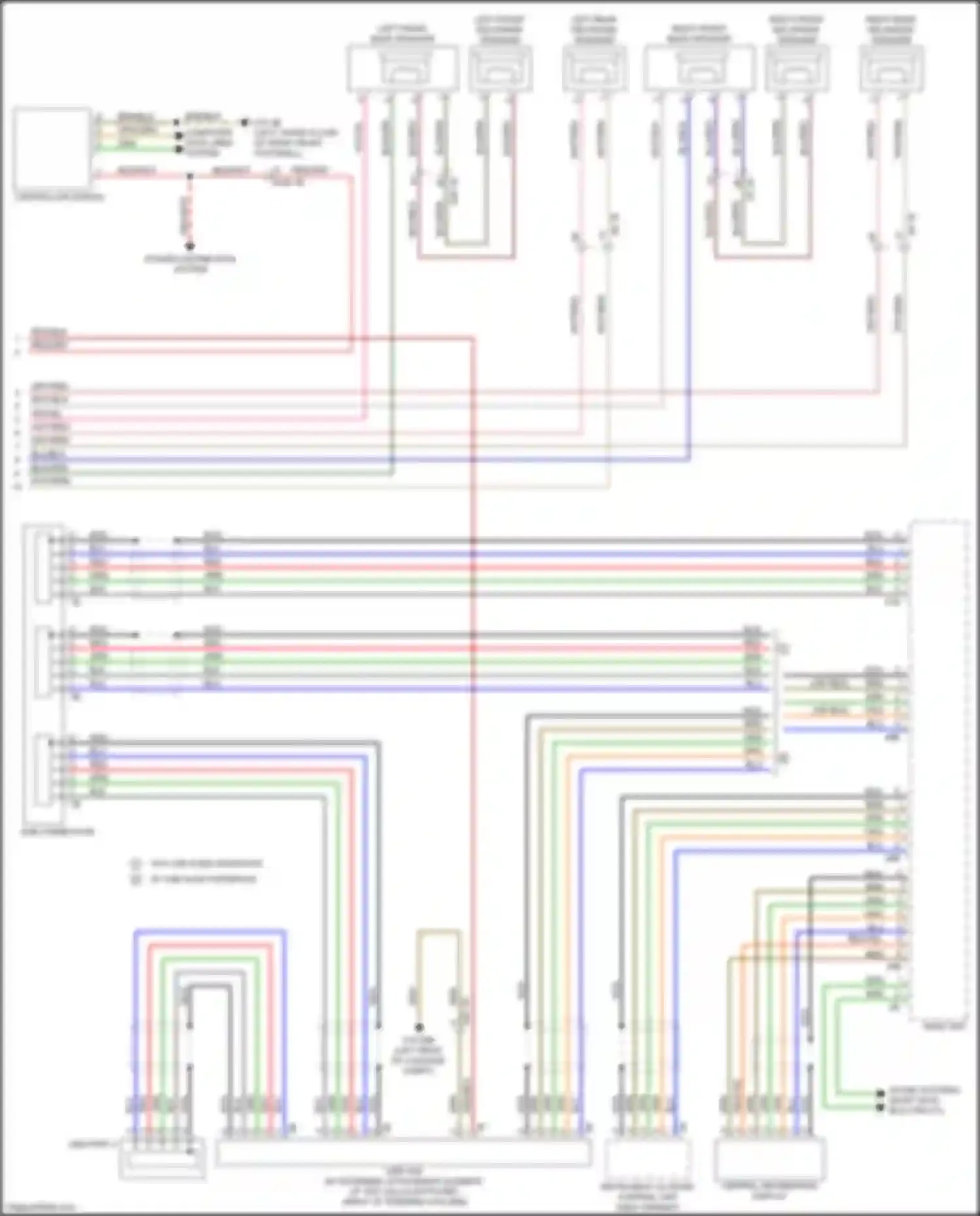 Wiring diagram power distribution system for BMW 6 series GT G32 (2017-2020) (2 of 15)