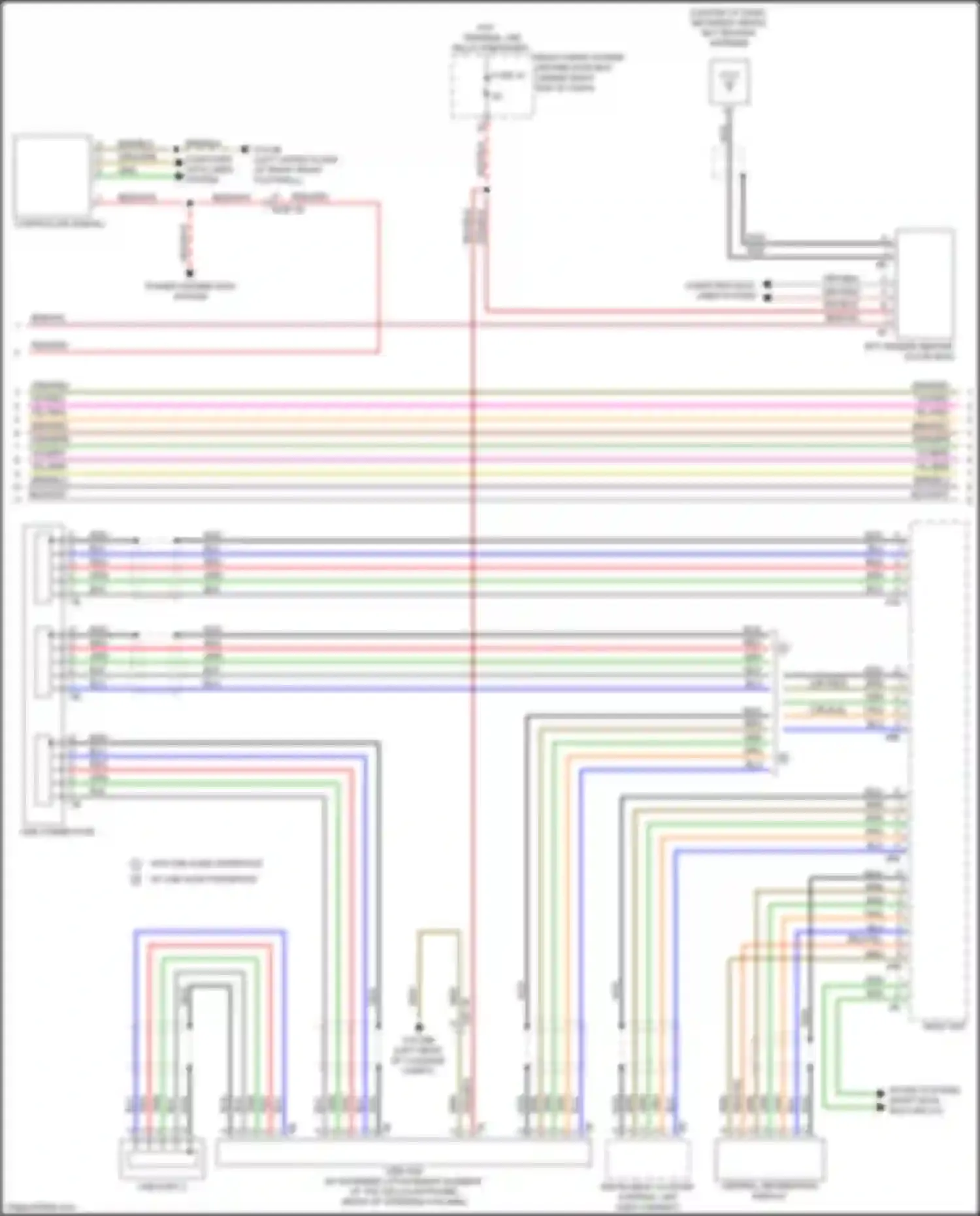 Wiring diagram power distribution system for BMW 6 series GT G32 (2017-2020) (4 of 15)