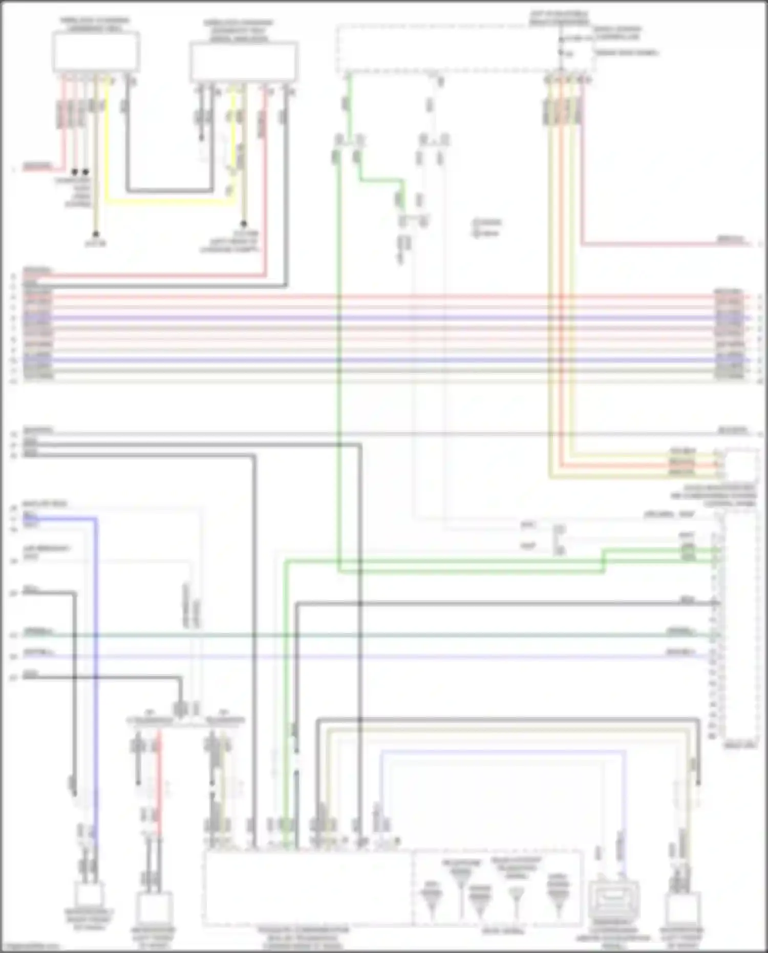 Wiring diagram red for BMW 6 series GT G32 (2017-2020) (45 of 107)
