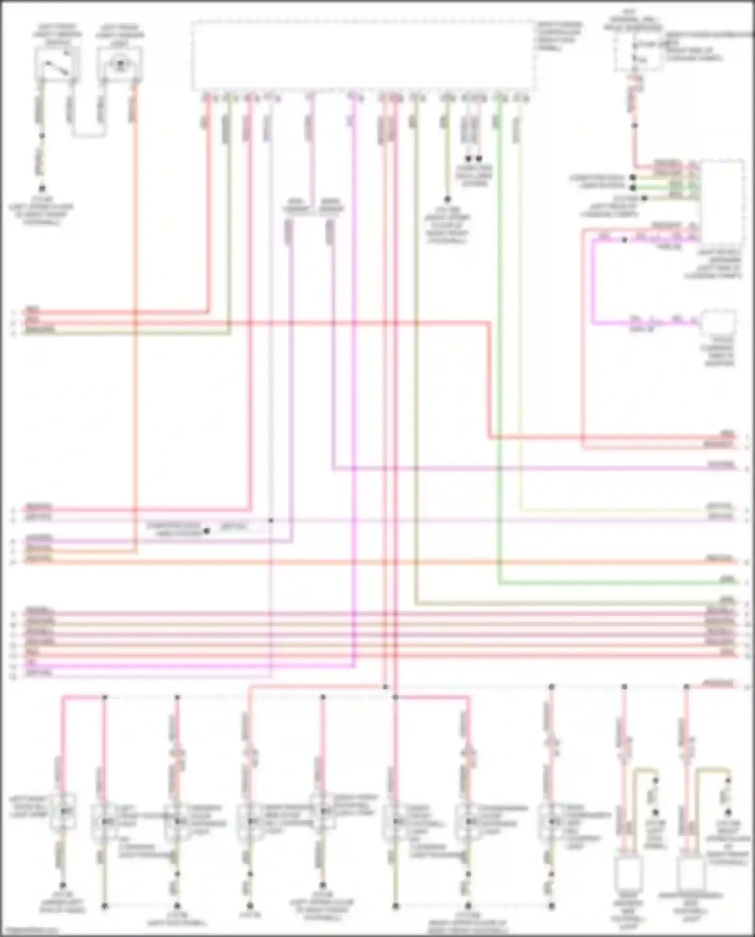Wiring diagram red/vio for BMW 6 series GT G32 (2017-2020) (4 of 19)