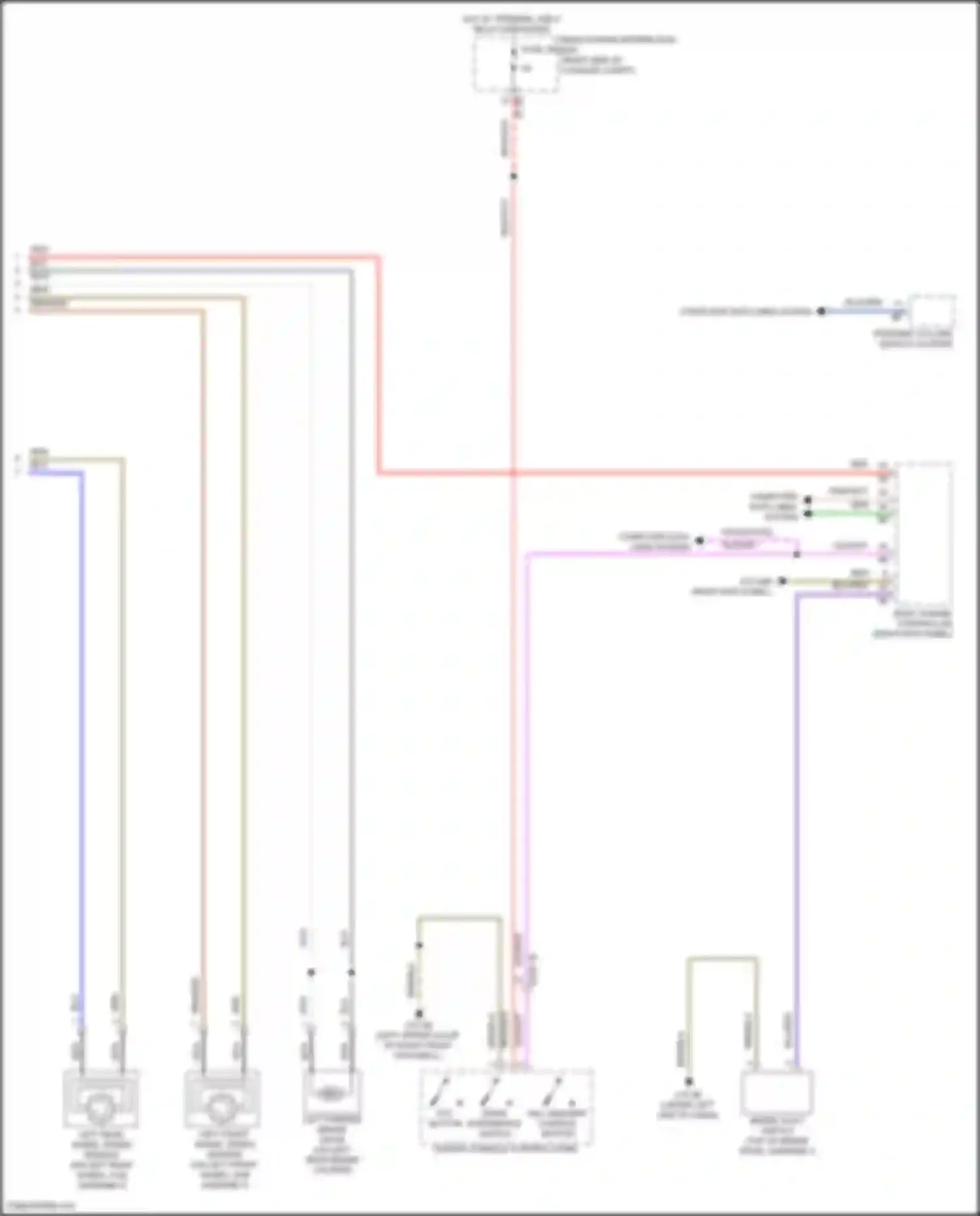 Wiring diagram red/wht for BMW 6 series GT G32 (2017-2020) (42 of 66)