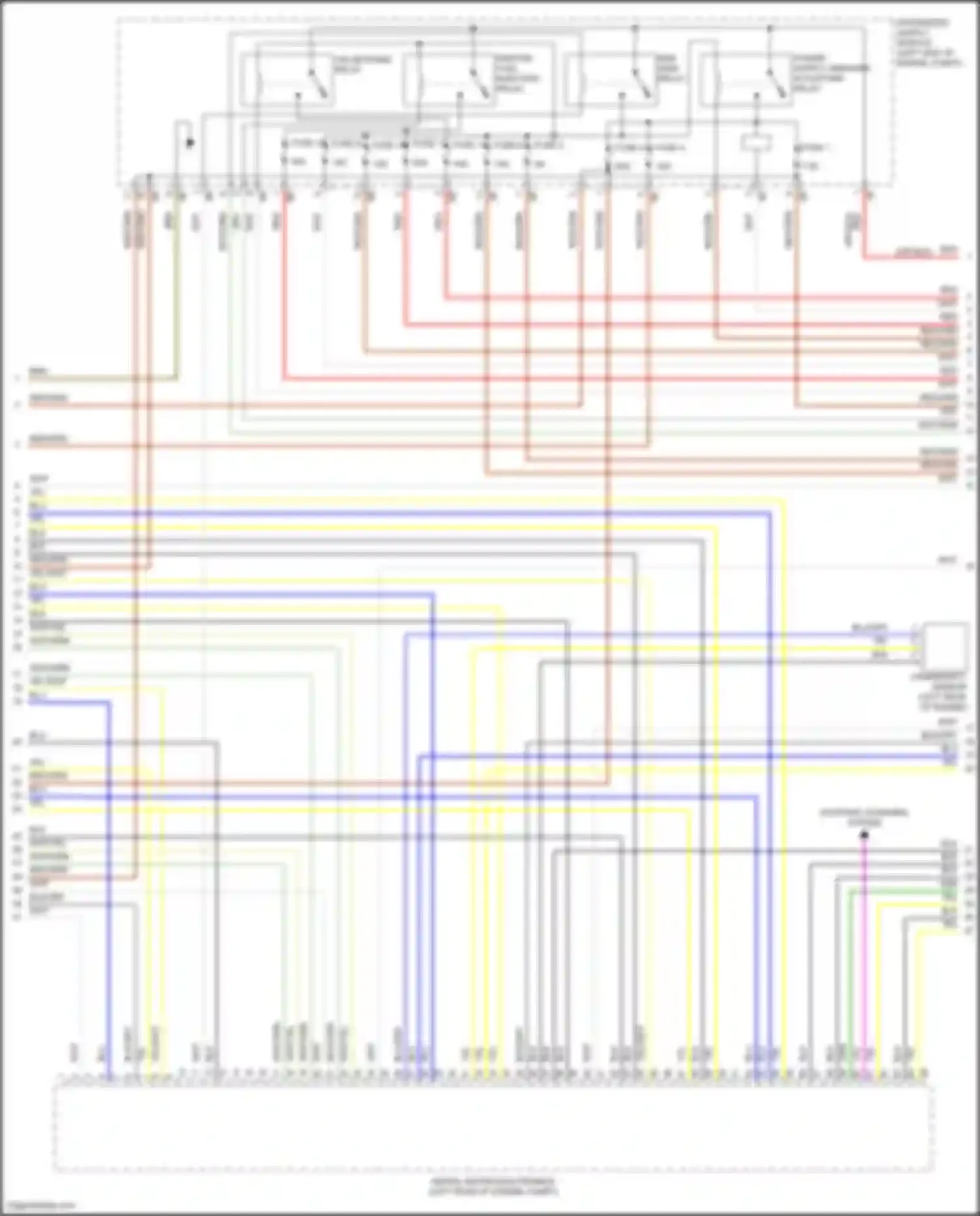 Wiring diagram starting/ charging system for BMW 6 series GT G32 (2017-2020) (1 of 1)