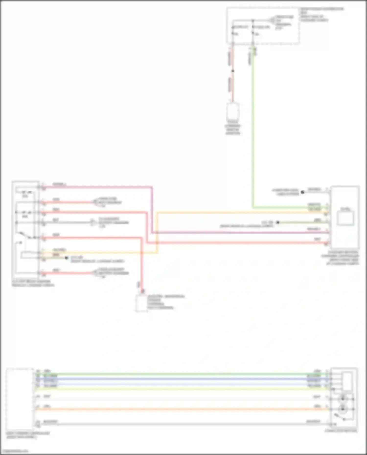 Wiring diagram touch command snap-in adapter for BMW 6 series GT G32 (2017-2020) (2 of 2)