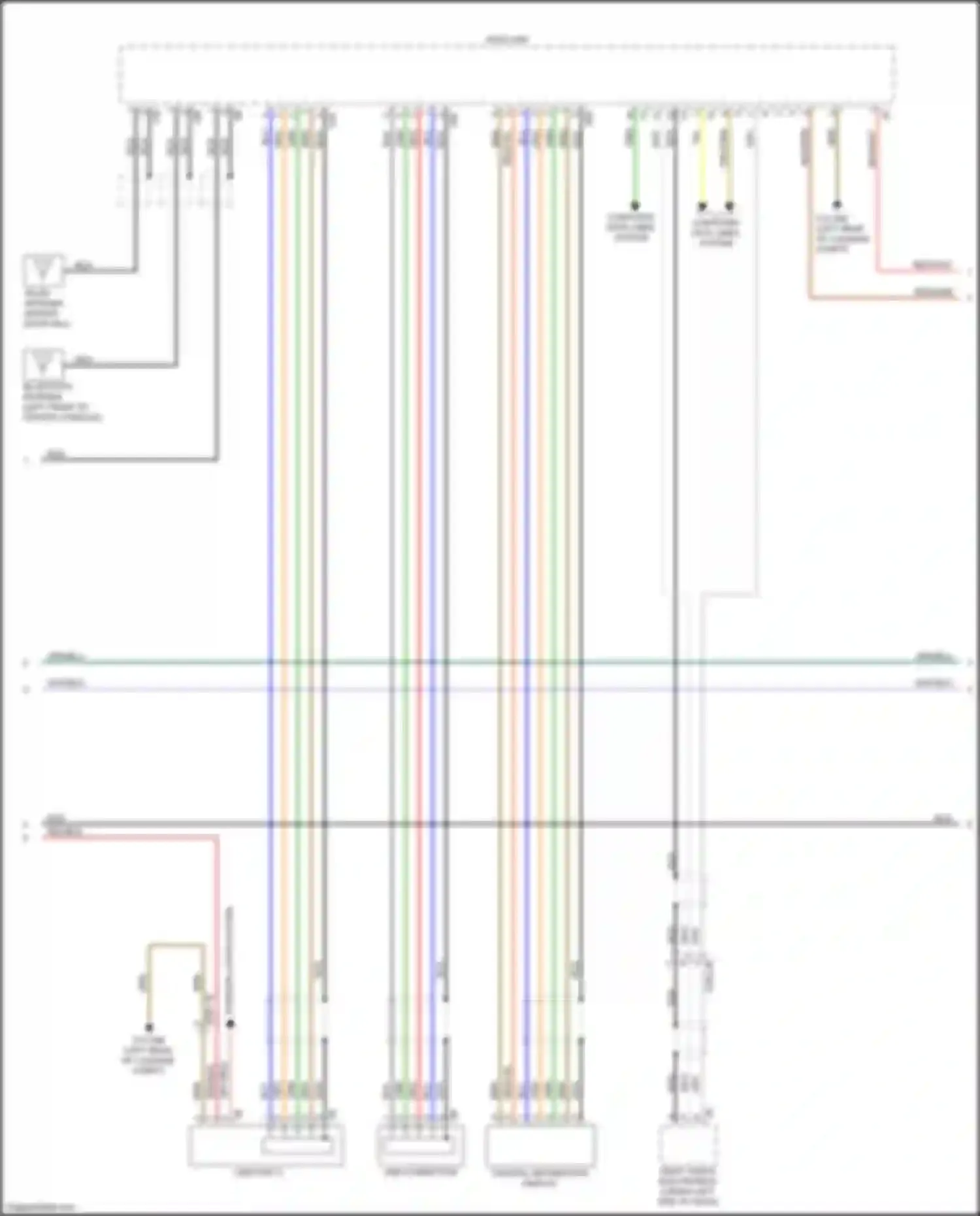 Wiring diagram usb port 2 for BMW 6 series GT G32 (2017-2020) (5 of 16)