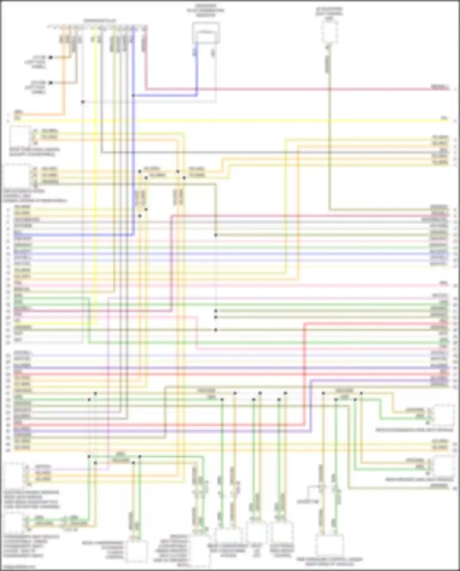 6 series BMW F06/F13/F12 facelift (2015-2018): Computer data lines circuit (4 of 6)
