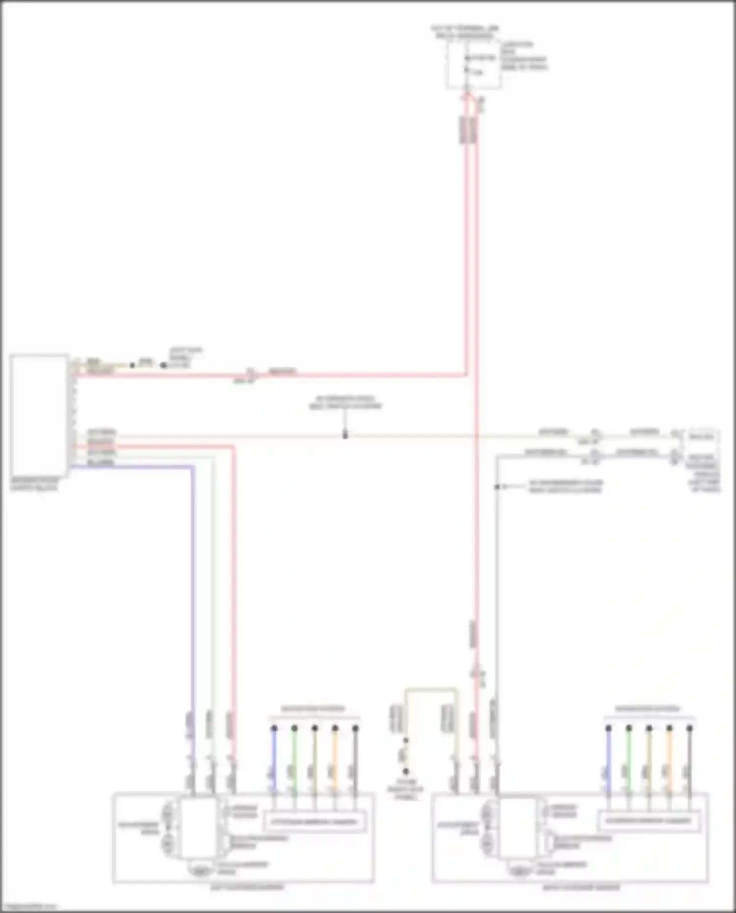 6 series BMW F06/F13/F12 facelift (2015-2018): Memory mirrors circuit
