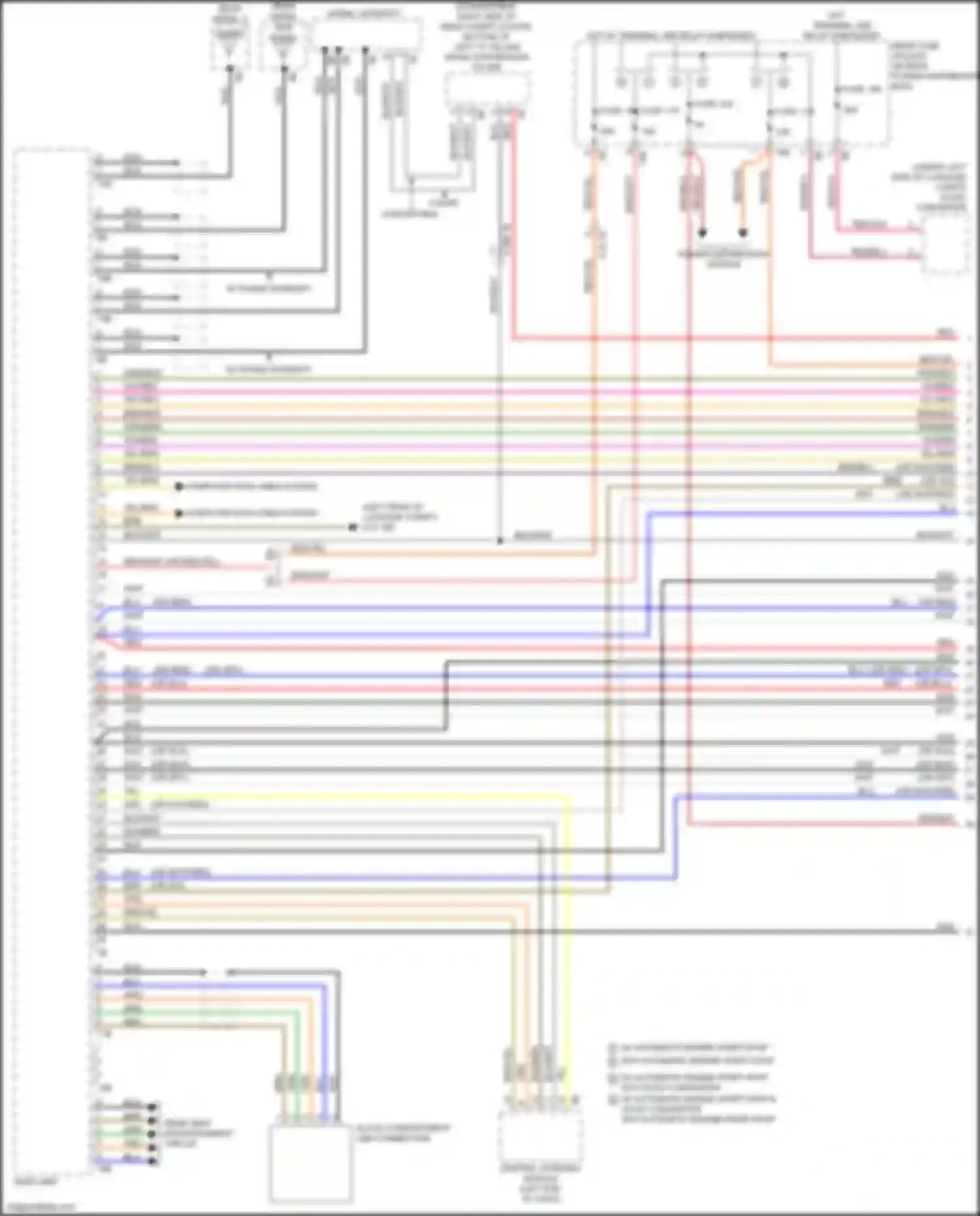 6 series BMW F06/F13/F12 facelift (2015-2018): Navigation circuit, w/o active sound design (1 of 5)