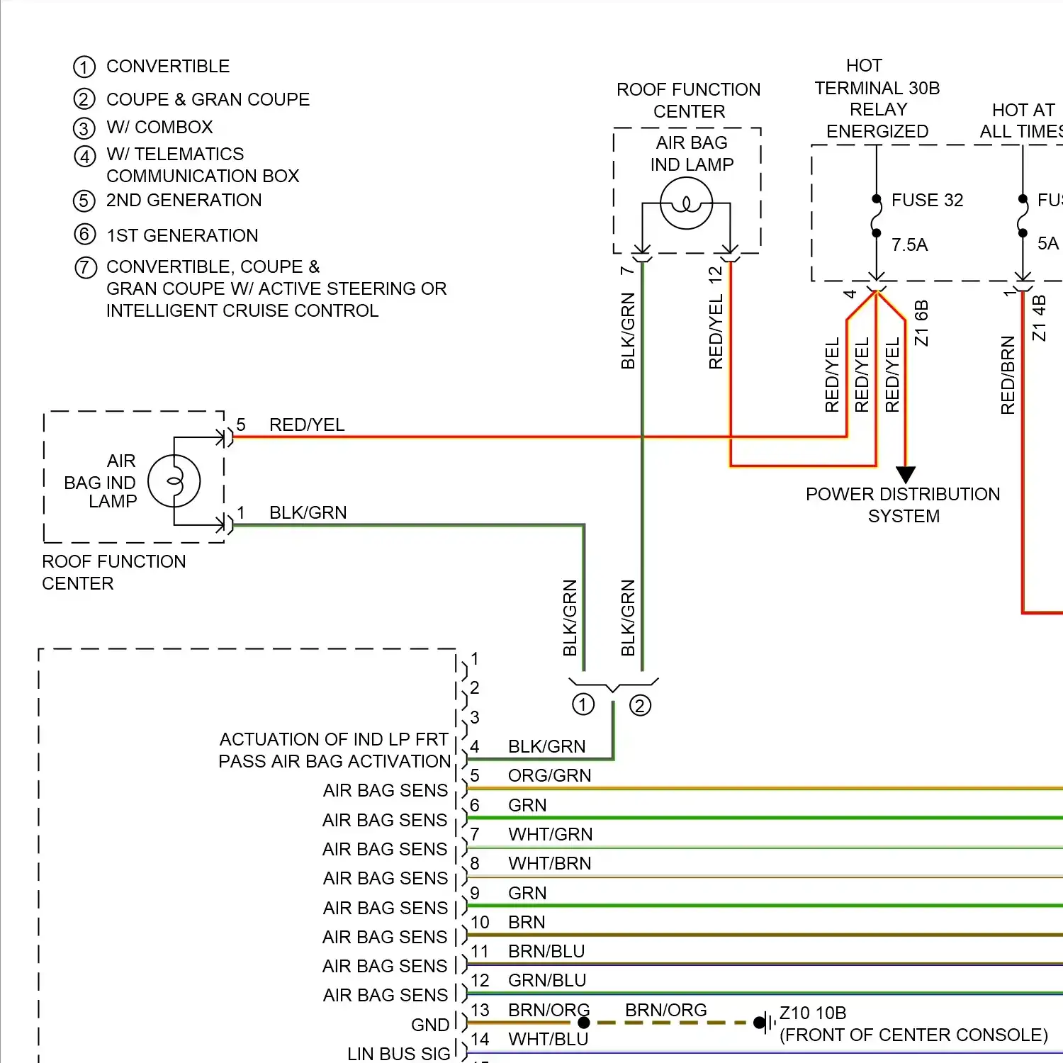 demo - Supplemental restraints circuit (1 of 3) Supplemental restraints circuit (1 of 3)