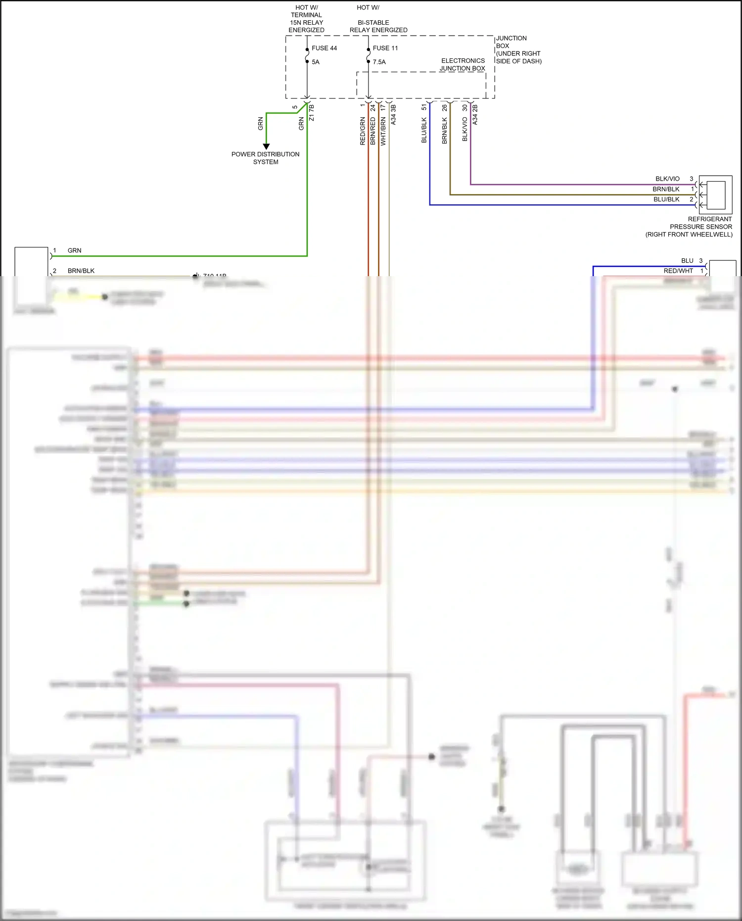 Wiring diagram computer data lines system for BMW 6 series F06/F13/F12 facelift (2015-2018) (21 of 84)