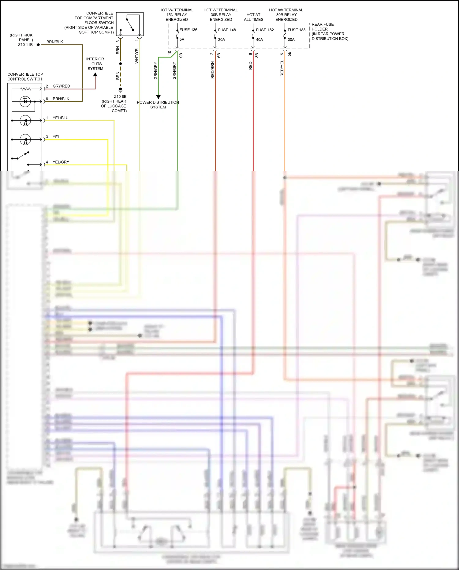 Wiring diagram computer data lines system for BMW 6 series F06/F13/F12 facelift (2015-2018) (13 of 84)